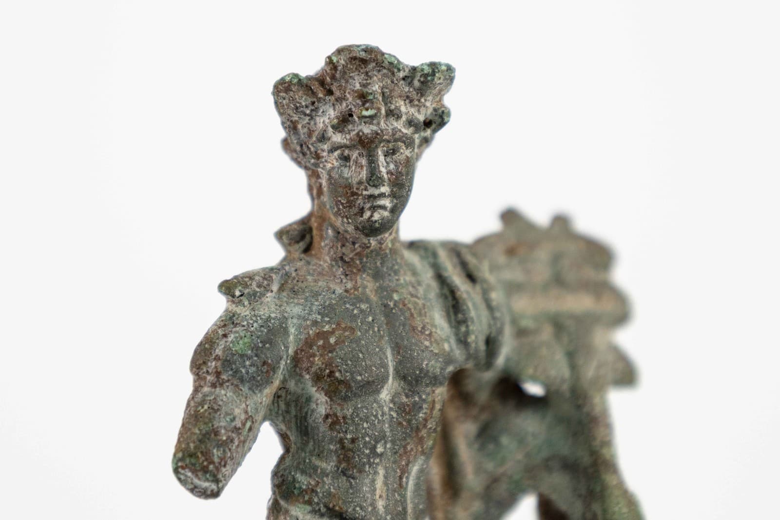 1st Century AD Roman Bronze Statuette of Mercury Polykleitos Classic Antiquities - Thumbnail 3