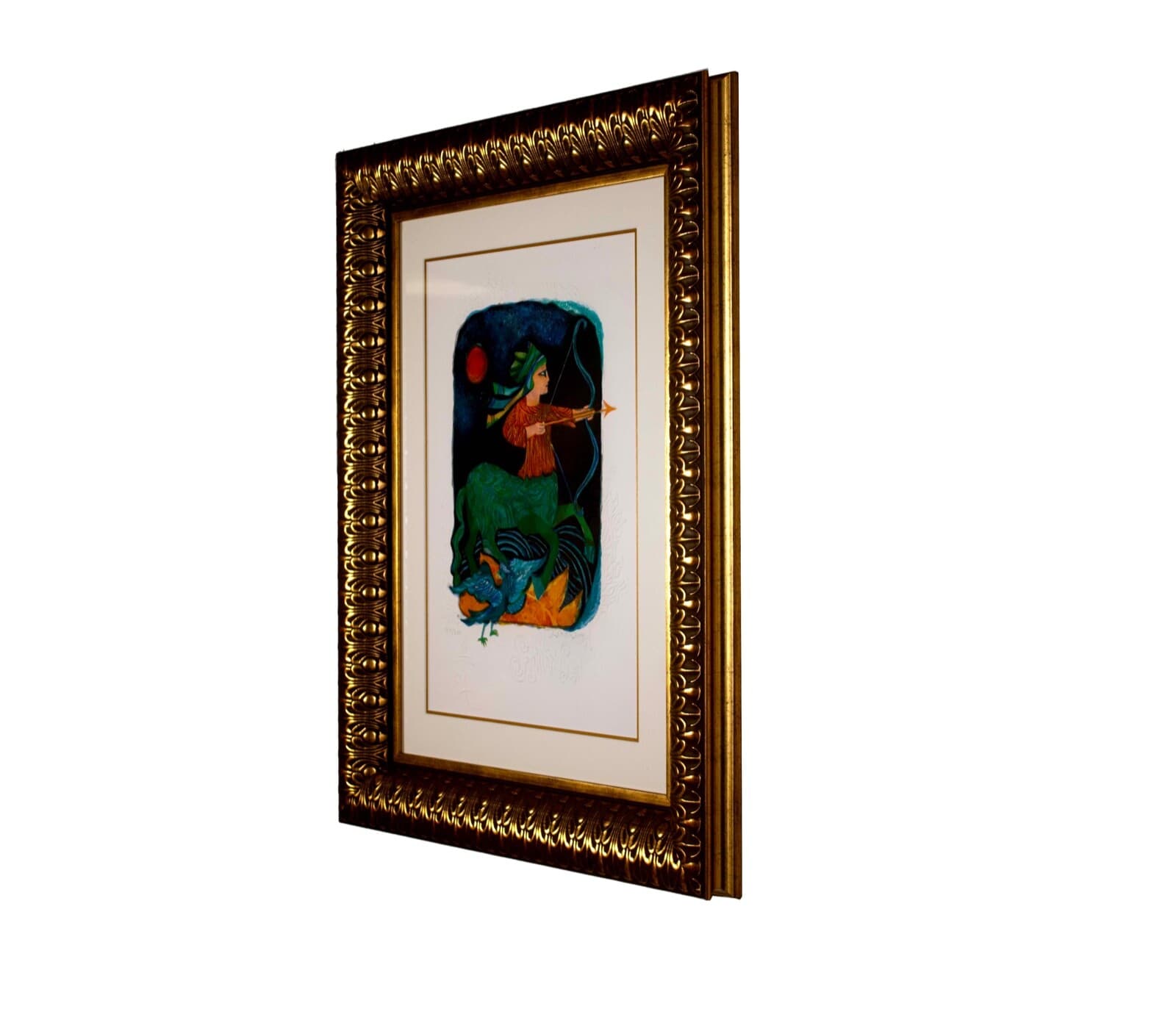 Contemporary Modern Judith Bledsoe "Sagittarius" Framed Lithograph - Thumbnail 3