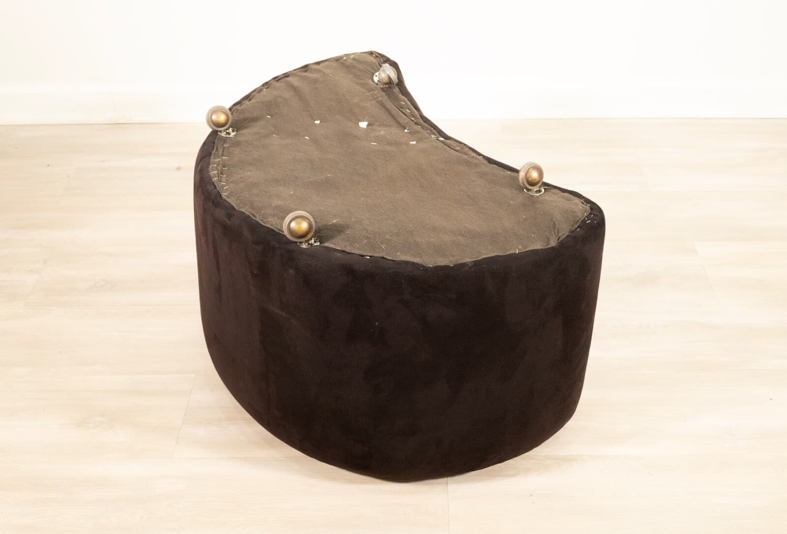 Dark brown Vladimir Kagan Modern Swivel Nautilus Lounge Chair With Ottoman - Thumbnail 11