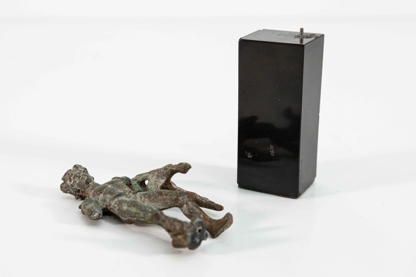 1st Century AD Roman Bronze Statuette of Mercury Polykleitos Classic Antiquities - Thumbnail 7