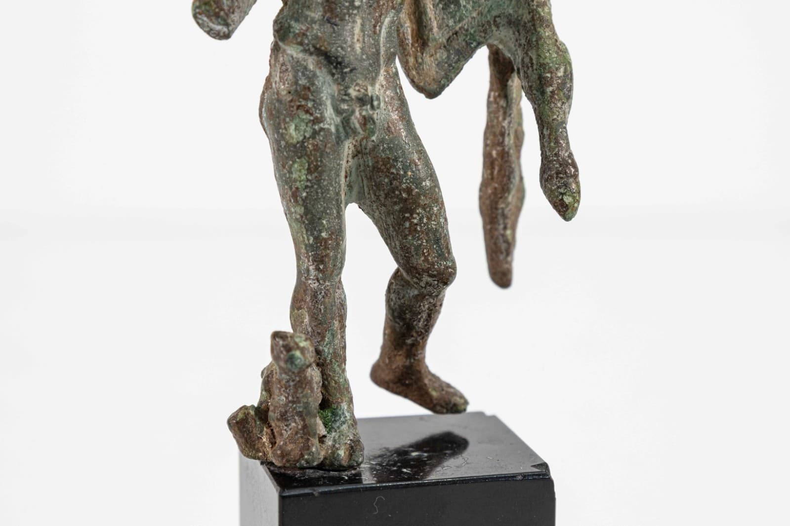 1st Century AD Roman Bronze Statuette of Mercury Polykleitos Classic Antiquities - Thumbnail 6