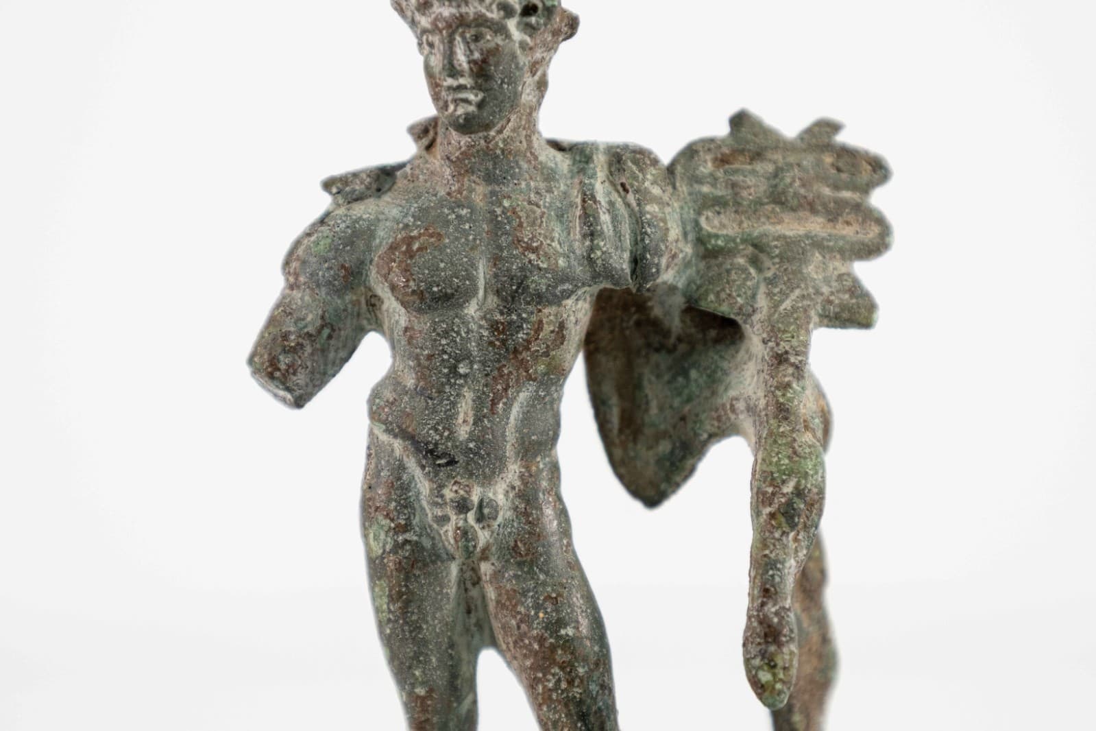 1st Century AD Roman Bronze Statuette of Mercury Polykleitos Classic Antiquities - Thumbnail 5