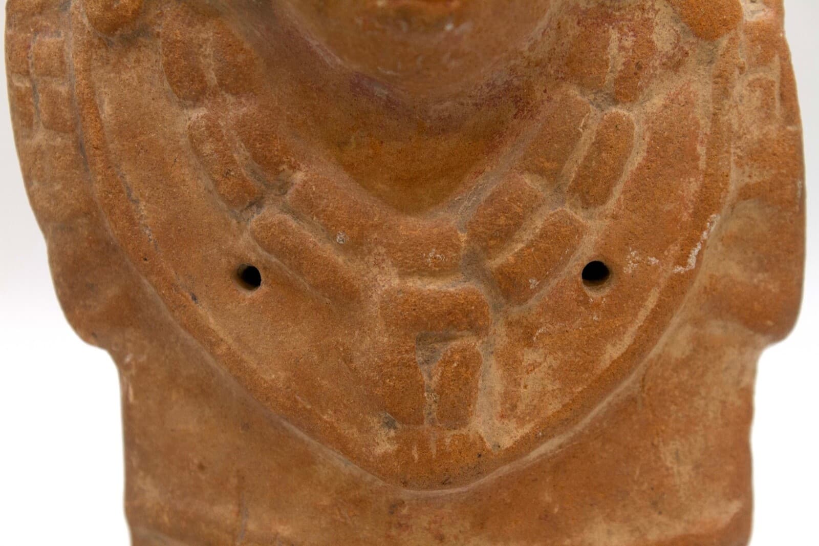 Pre-Columbian Mexico Mayan Rattle Terracotta Pottery Historic Artifact - Thumbnail 8