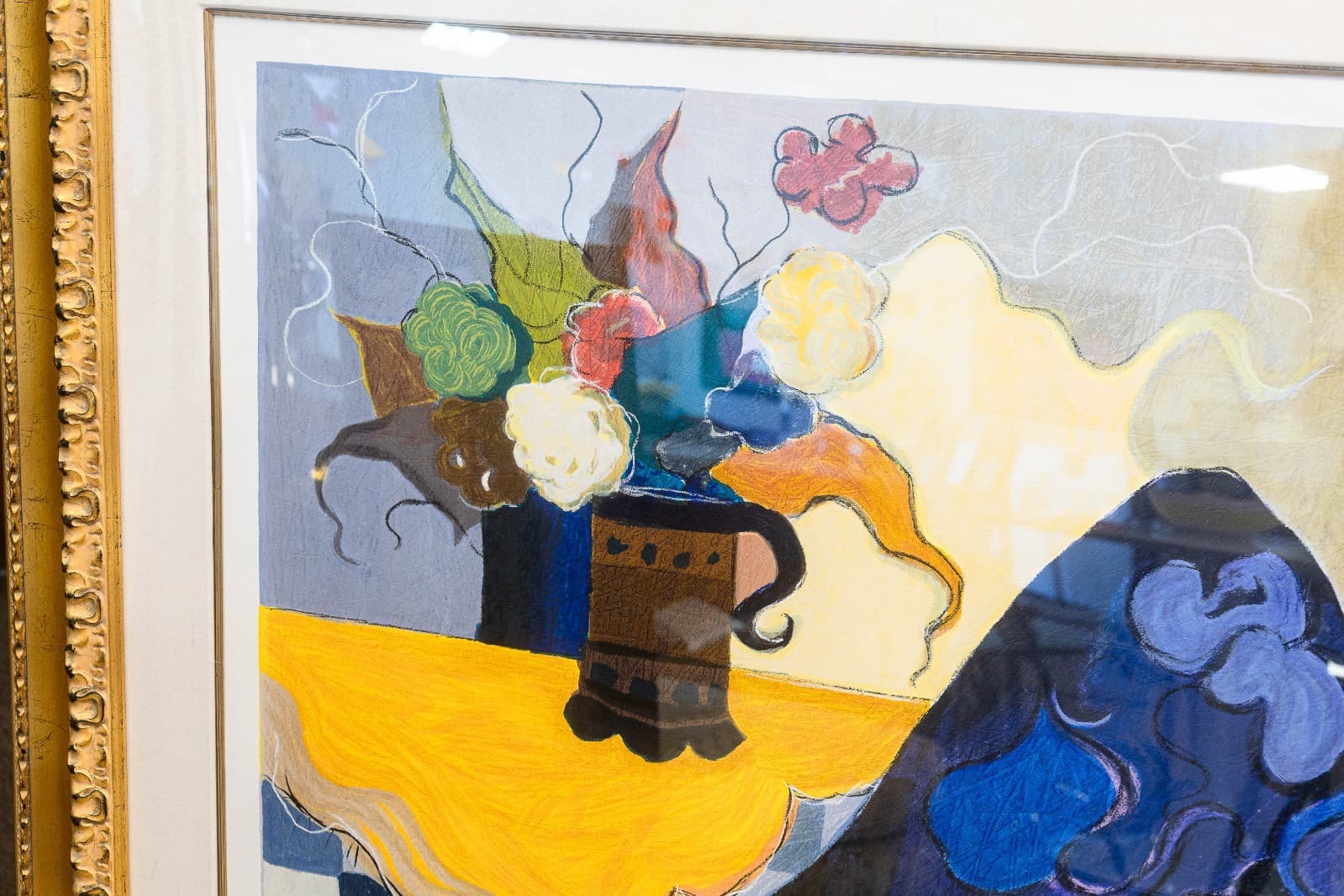 Itzchak Tarkay Le Fiance Signed 1990 Signed Color Serigraph on Paper 235/350 - Thumbnail 4