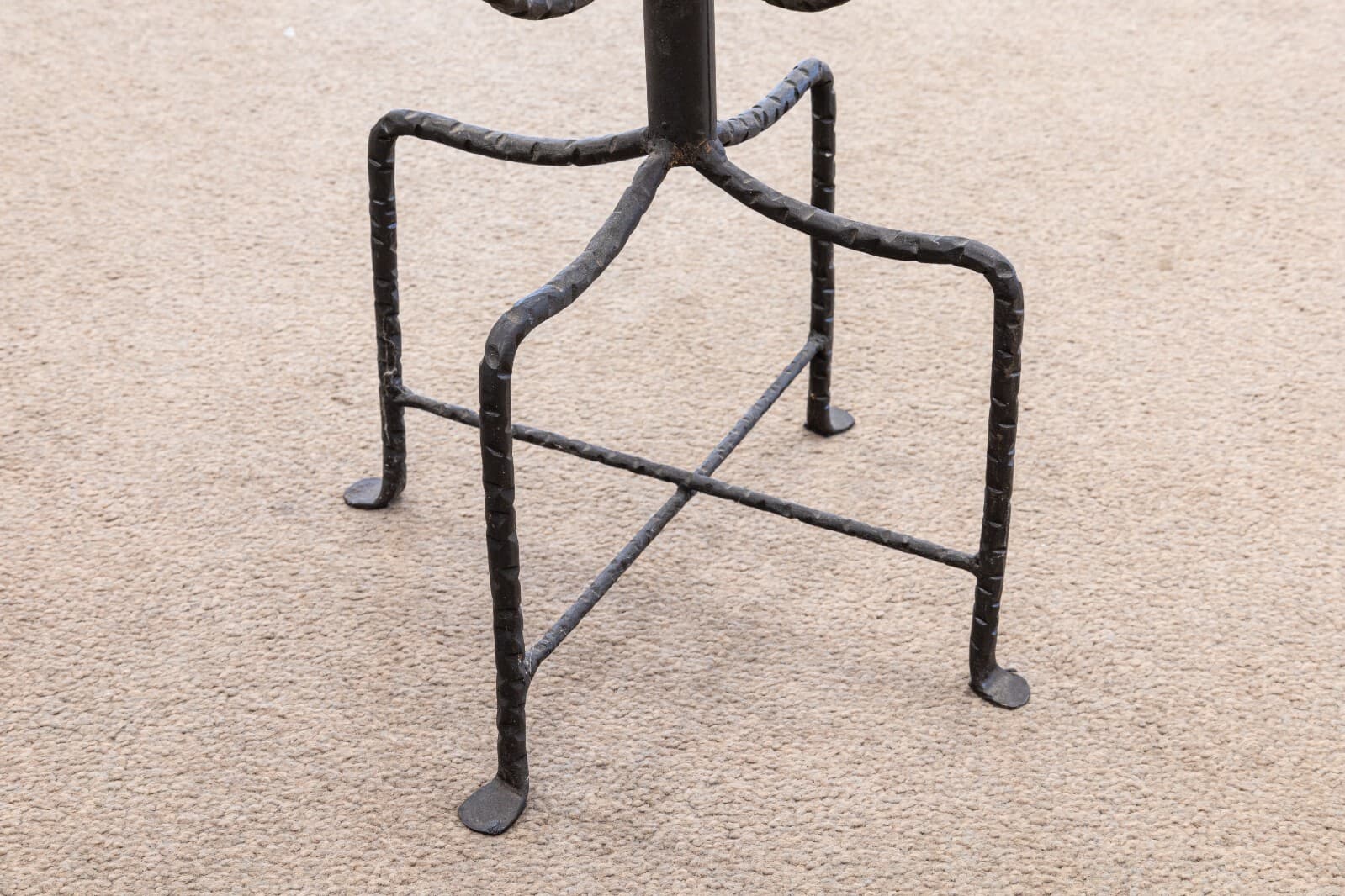 Vintage Parzinger Wrought Iron Metal Candelabra - Thumbnail 5