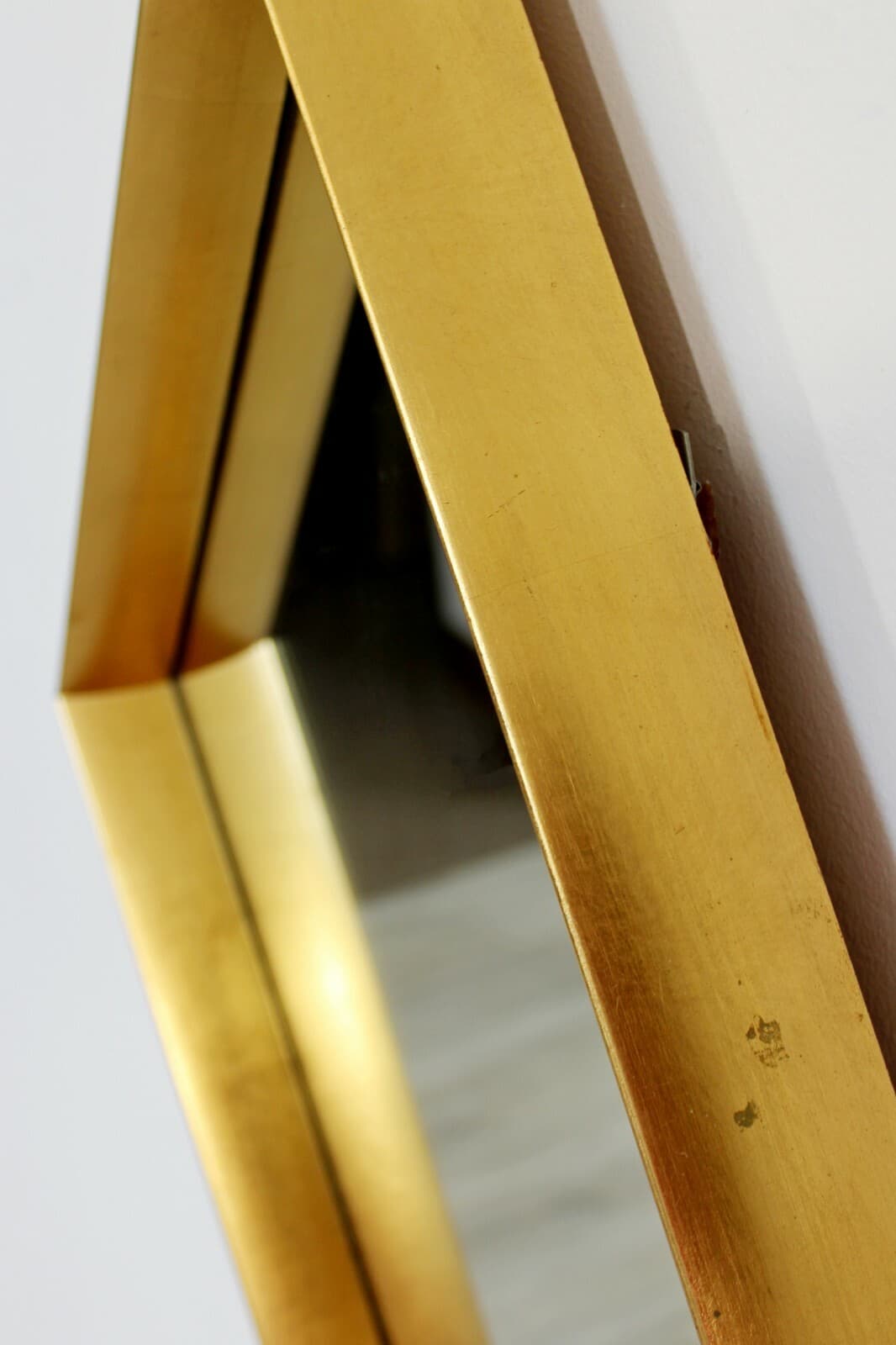 Mid Century Modern Hollywood Regency Gold Gilt Wall Mirror La Barge Diamond 60s - Thumbnail 5