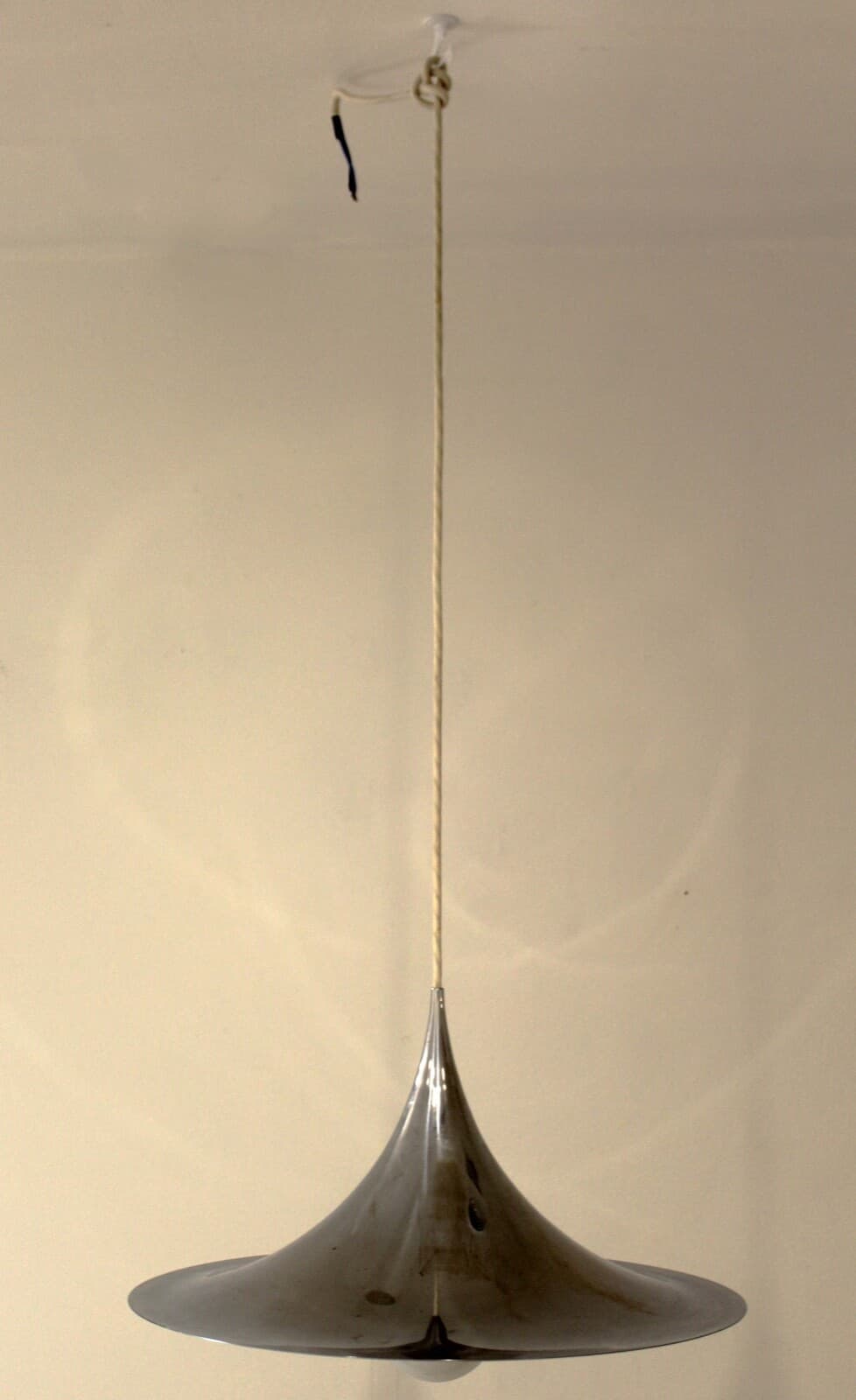 Modern Semi Pendant Chrome Decorative Lamp by Thorup & Bonderup - Thumbnail 2