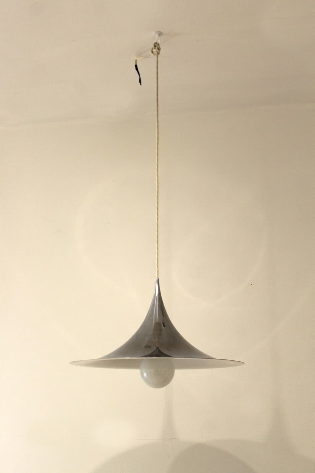 Modern Semi Pendant Chrome Decorative Lamp by Thorup & Bonderup - Thumbnail 3