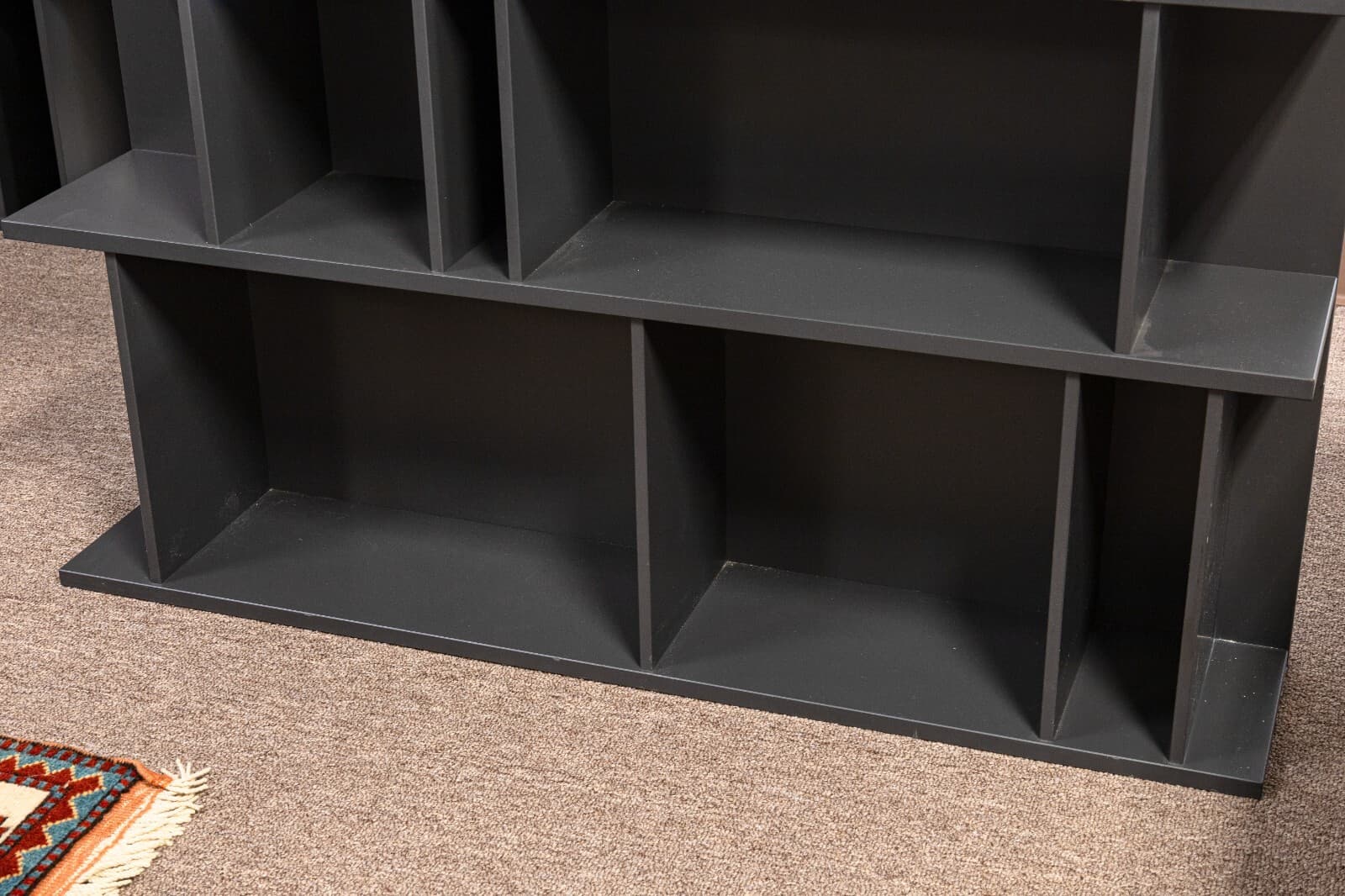 BoConcept Como System Lacquered Charcoal Gray Contemporary Shelving Unit - Thumbnail 5