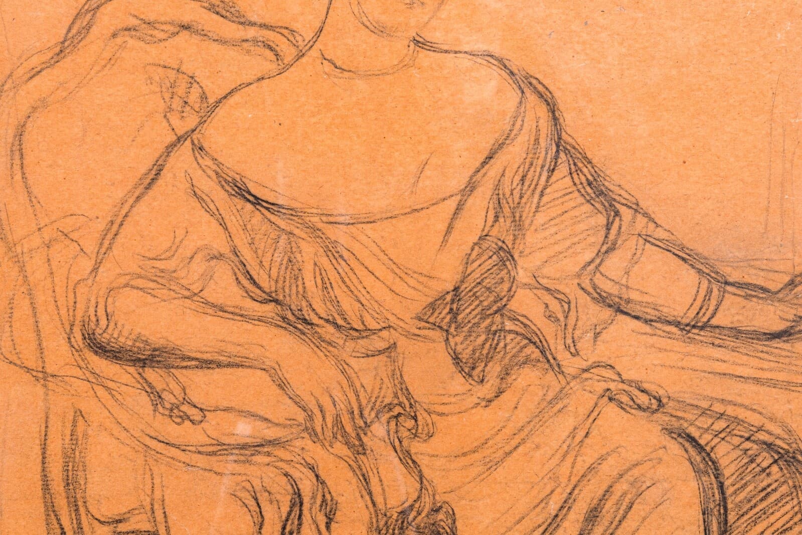 Pierre-Auguste Renoir Madame de Galéa Signed Original Sketch Graphite on Paper - Thumbnail 5