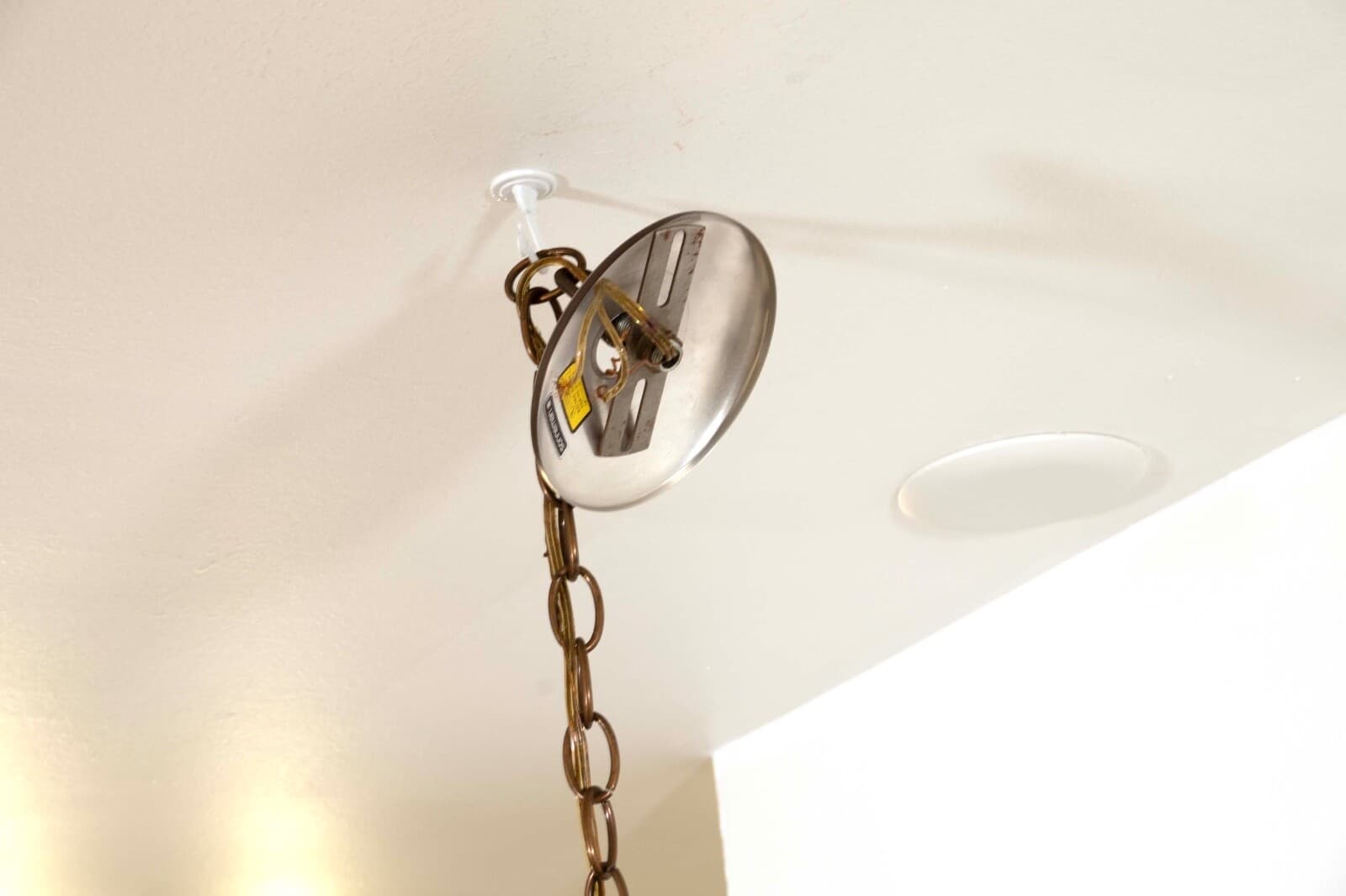 Sonneman Smoked Acrylic Wood and Metal Vintage Mid Mod Light Fixture Chandelier - Thumbnail 4