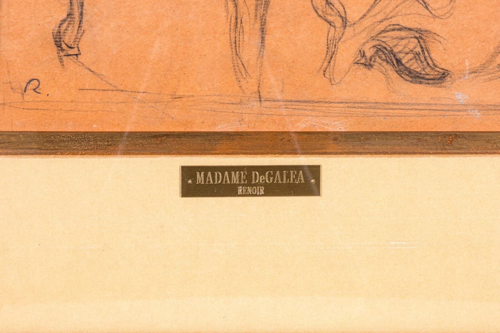 Pierre-Auguste Renoir Madame de Galéa Signed Original Sketch Graphite on Paper - Thumbnail 3