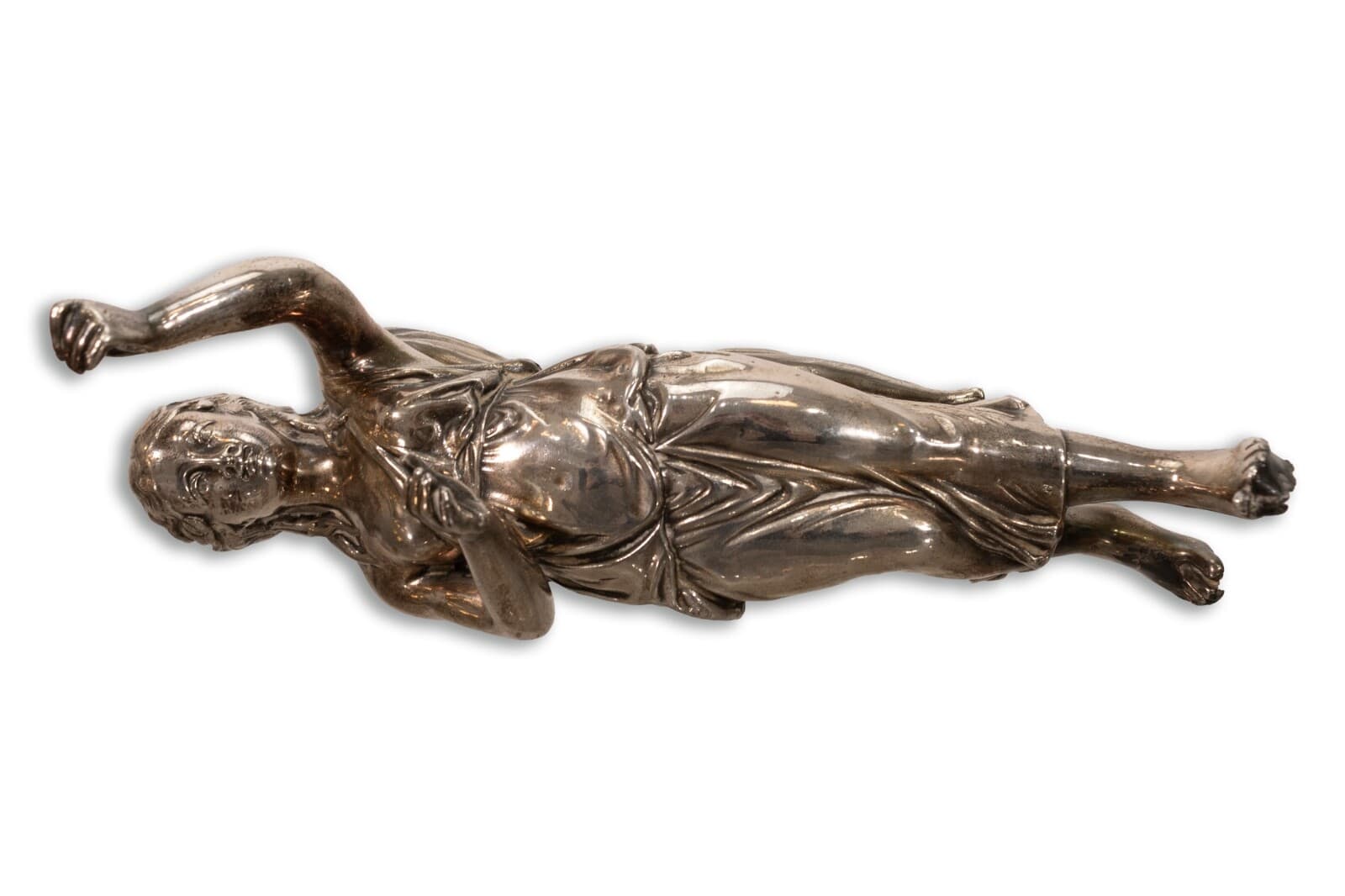 Meriden Britannia Co American Silver Plate Ornamental Centerpiece Candle Holder - Thumbnail 9