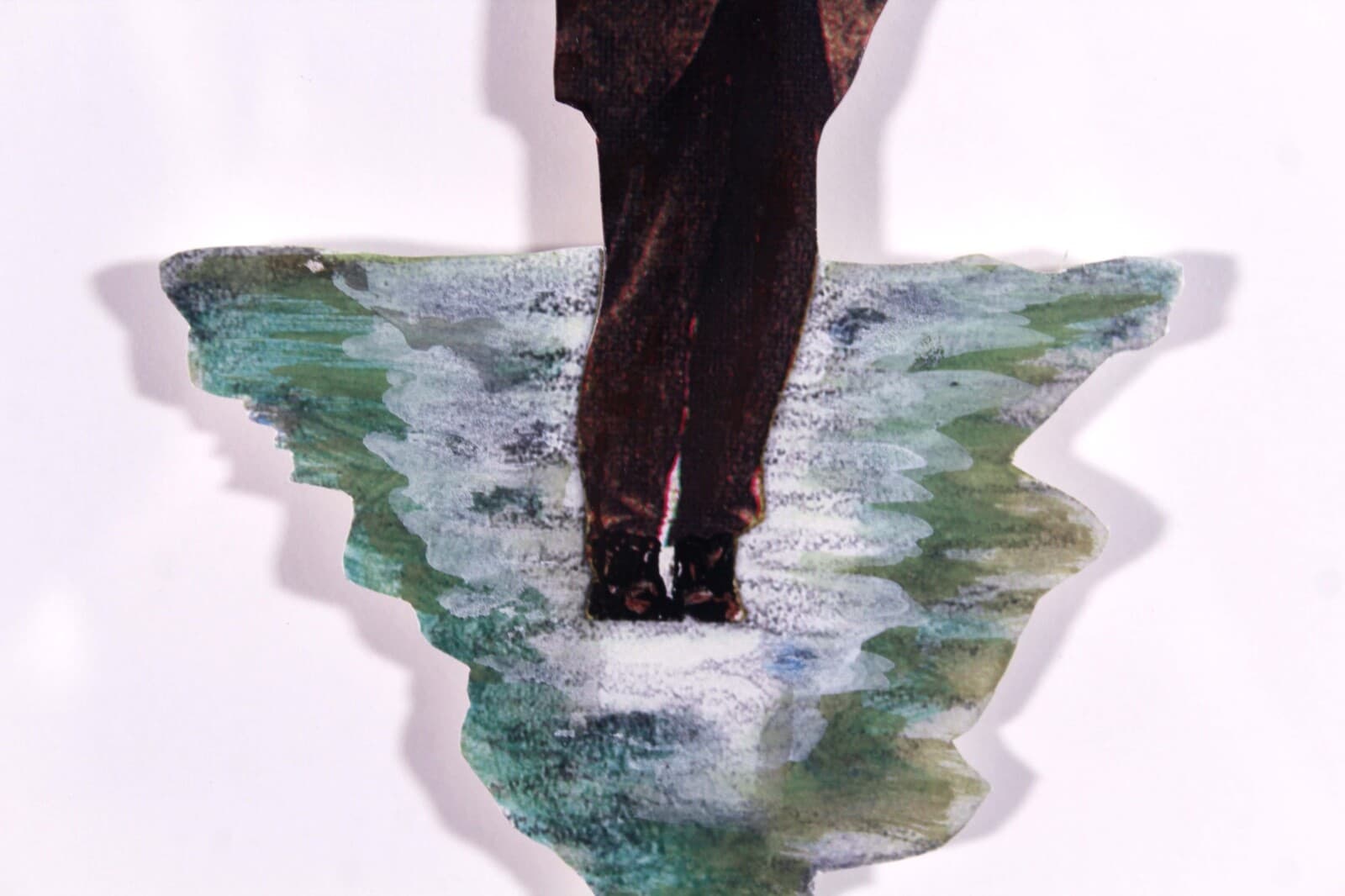 Georg Vihos Monseigneur Monet Signed 3-Dimensional Mixed Media on Paper 2004 - Thumbnail 5
