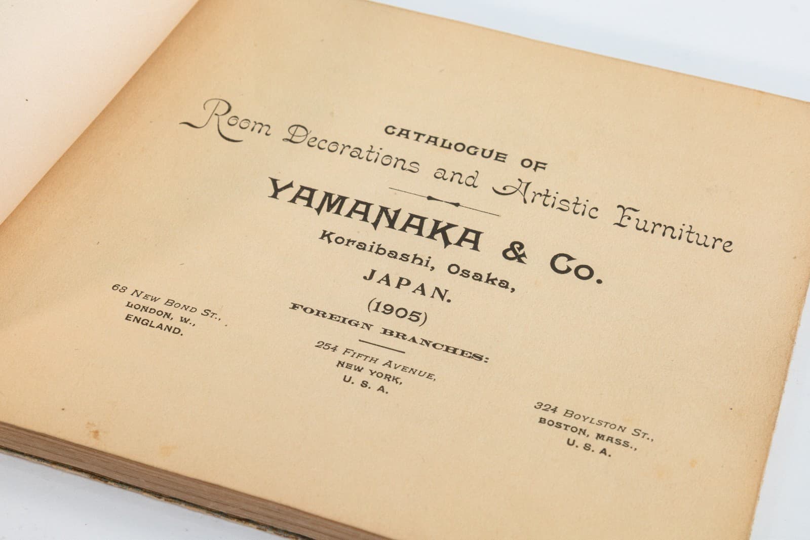 Yamanaka & Co. - Catalogue of Room Decorations and Artistic Furniture, 1905 - Thumbnail 2