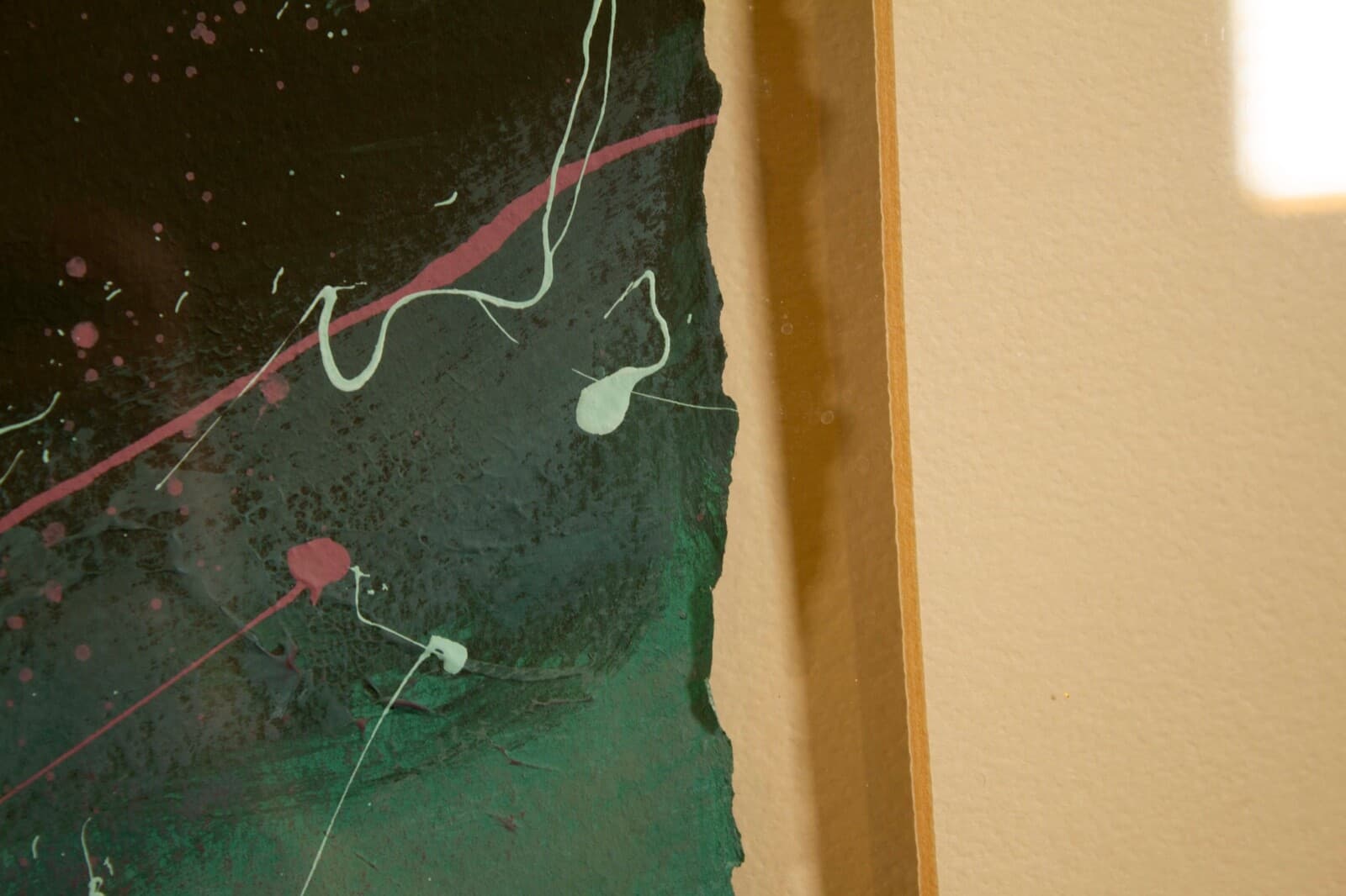 Stephen Kaye Signed Abstract Expressionism Contemporary Silkscreen 172/350 Frame - Thumbnail 11