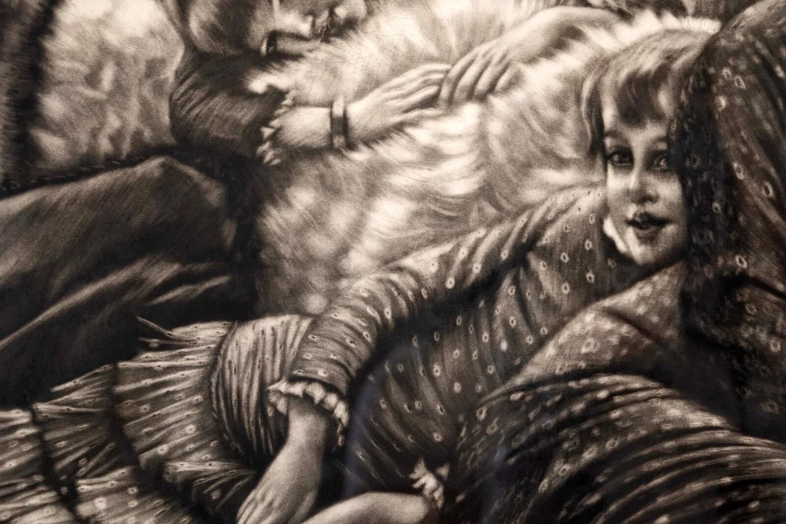 James Tissot Le Banc de Jardin Mezzotint Etching on Paper Beraldi 66 Edition - Thumbnail 4