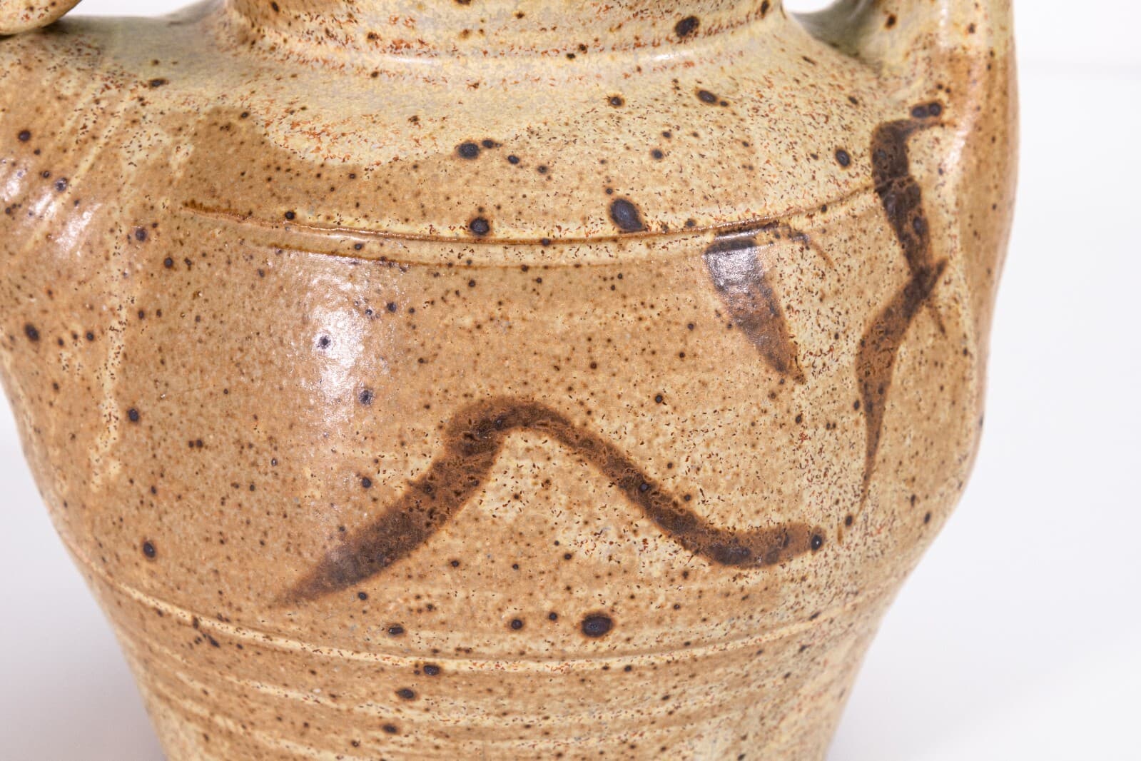 John Glick Modernist Stoneware Glazed Ceramic Pottery Tea Pot Plum Tree Pottery - Thumbnail 5