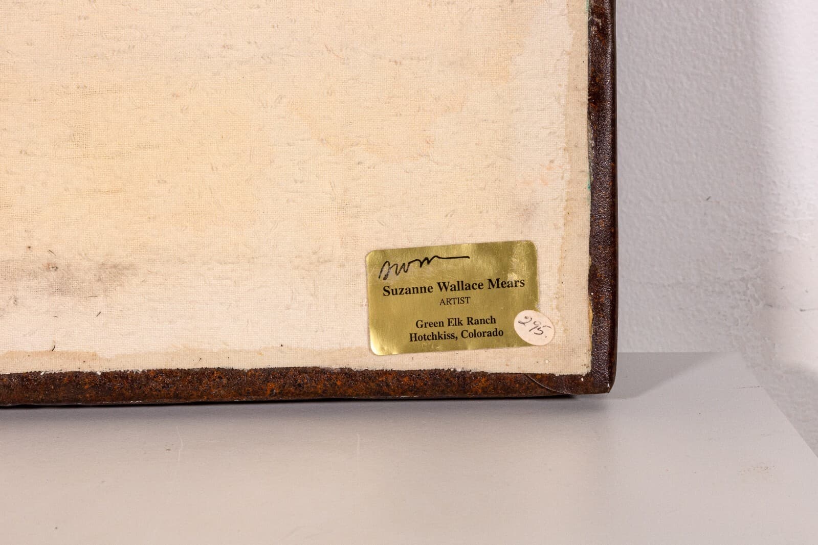 Suzanne Wallace Mears Mixed Media Ceramic and Metal Wall Sculpture - Thumbnail 7