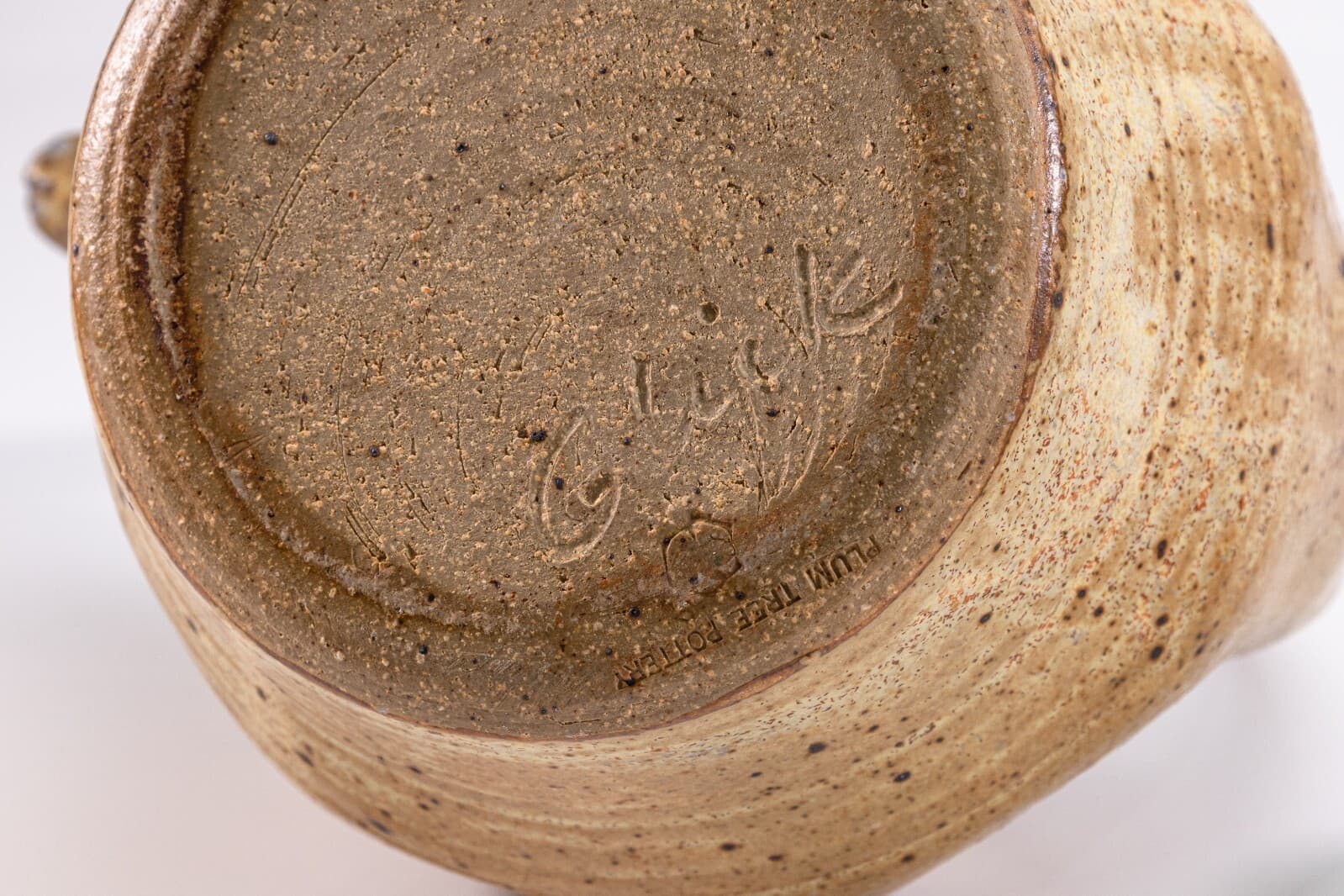 John Glick Modernist Stoneware Glazed Ceramic Pottery Tea Pot Plum Tree Pottery - Thumbnail 8