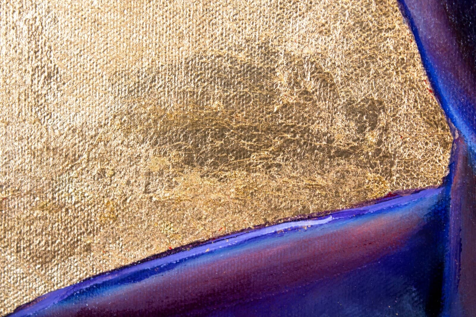 Christopher Adam Williams Lift Every Voice Diptych Oil on Canvas w/ Cu Au Leaf - Thumbnail 13