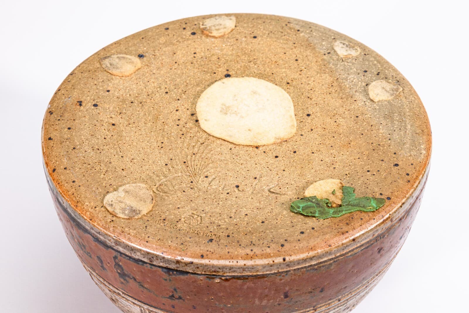 John Glick Modernist Stoneware Glazed Ceramic Planter Vessel Plum Tree Pottery - Thumbnail 6