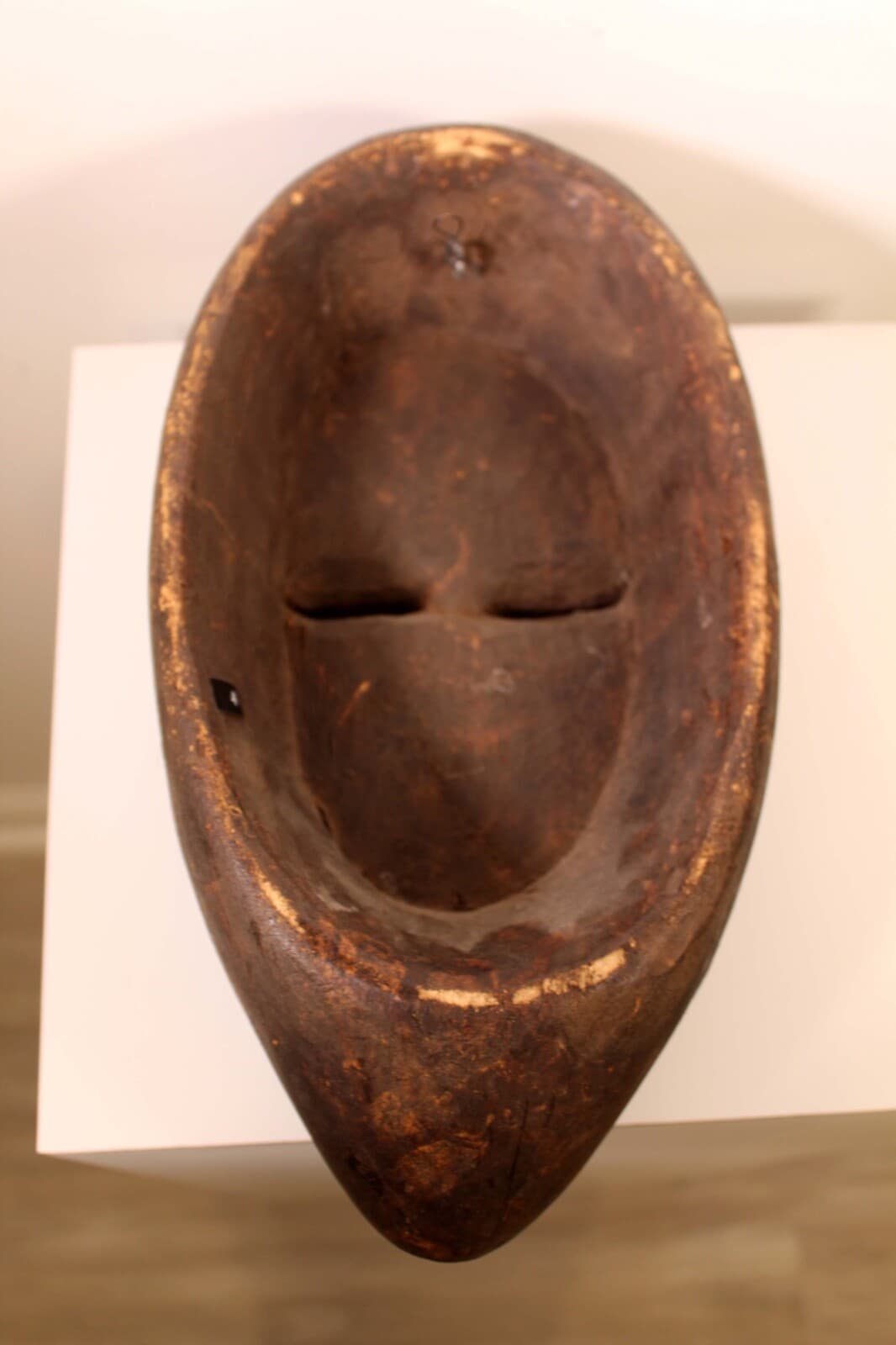 Pair of African Painted Wood Tribal Mask - Thumbnail 14