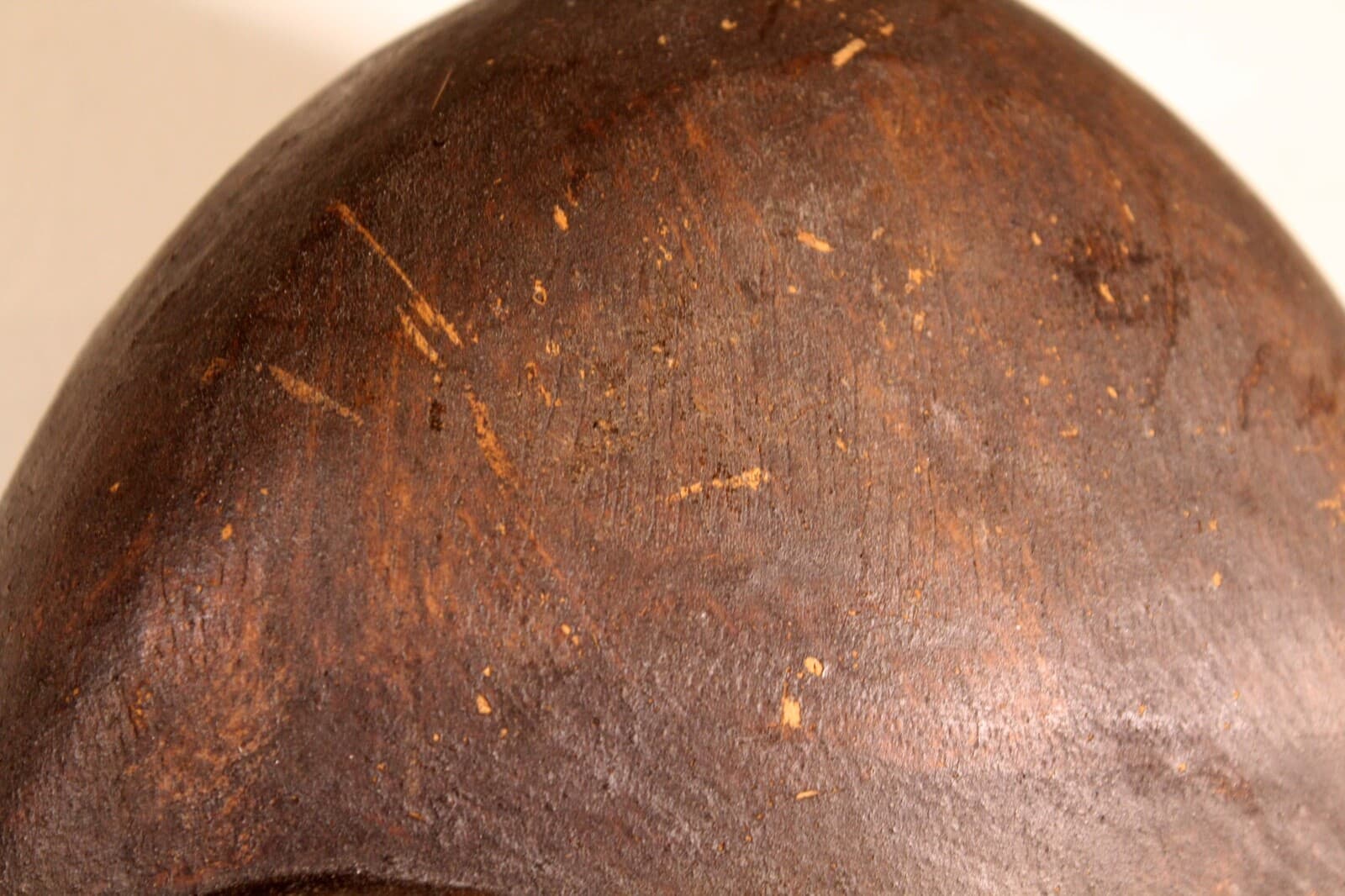 Pair of African Painted Wood Tribal Mask - Thumbnail 11