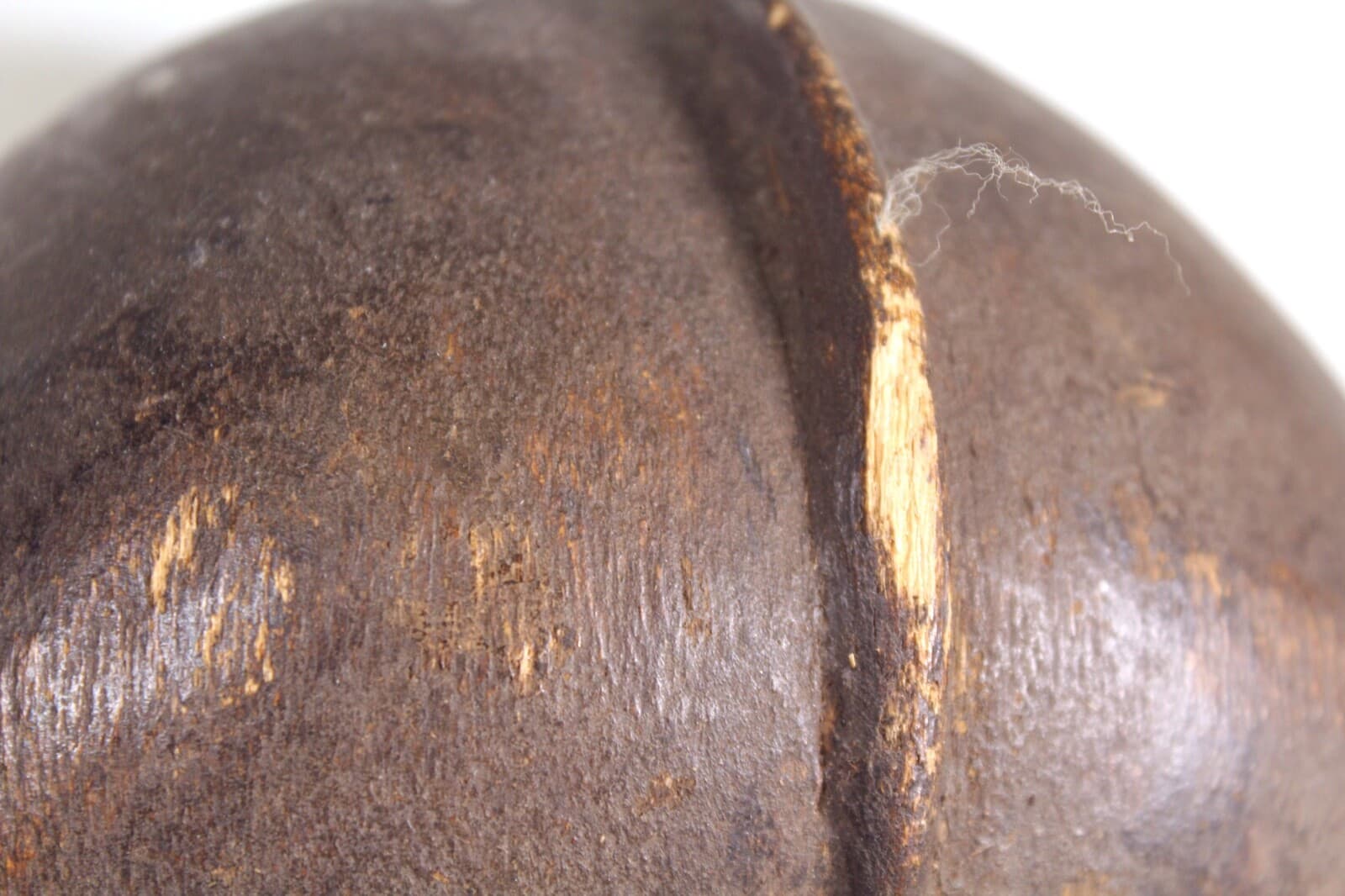 Pair of African Painted Wood Tribal Mask - Thumbnail 6