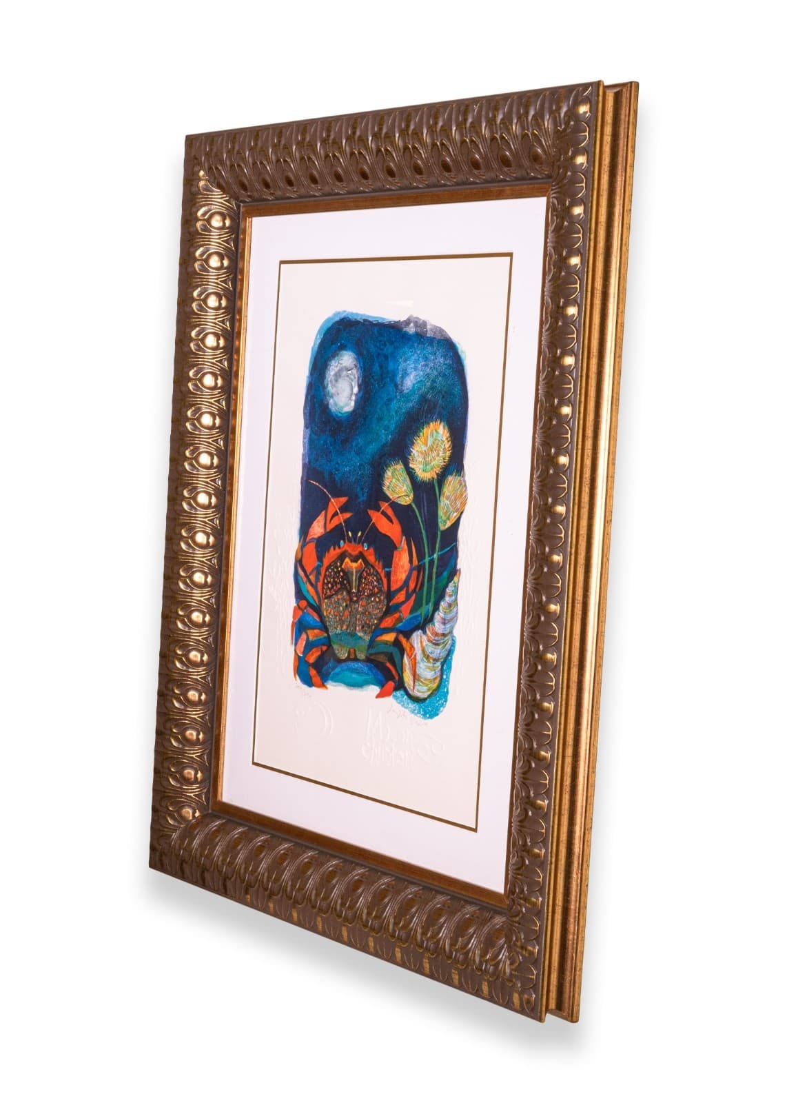 Judith Bledsoe Cancer Signed Contemporary Modern Lithograph Framed 2000s - Thumbnail 2