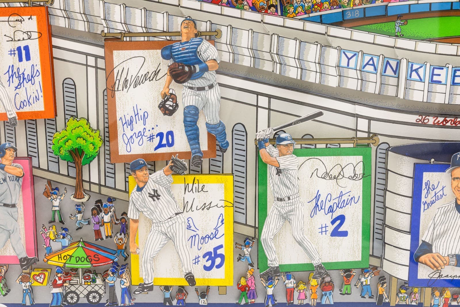 Charles Fazzino In a Yankee State of Mind 2005 Signed Three-Dimensional Litho - Thumbnail 4