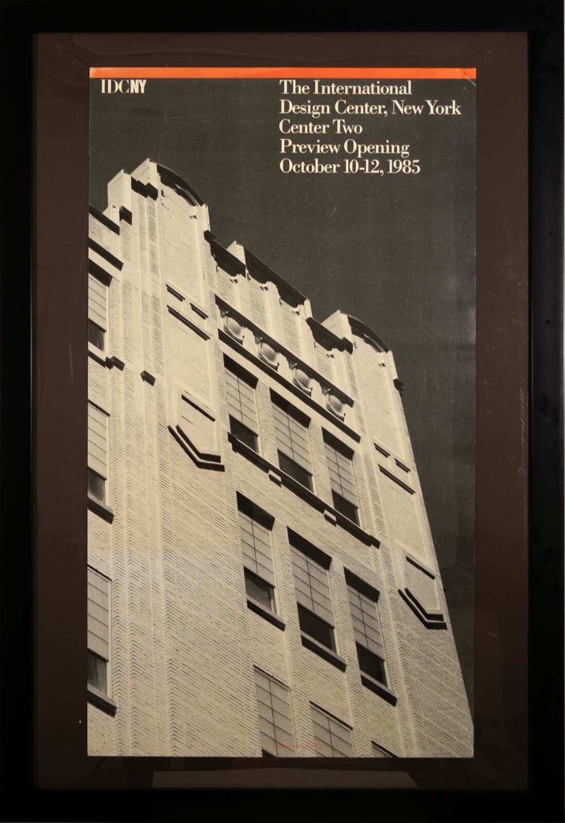 The International Design Center New York Preview Opening 1985 Vintage Lithograph - Thumbnail 2