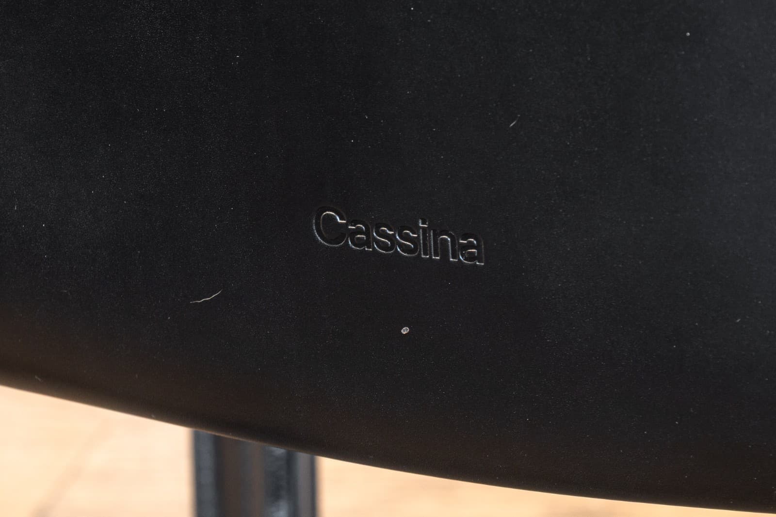 Set of 4 Mario Bellini for Cassina Cab 413 Black Leather Modern Dining Armchairs - Thumbnail 10