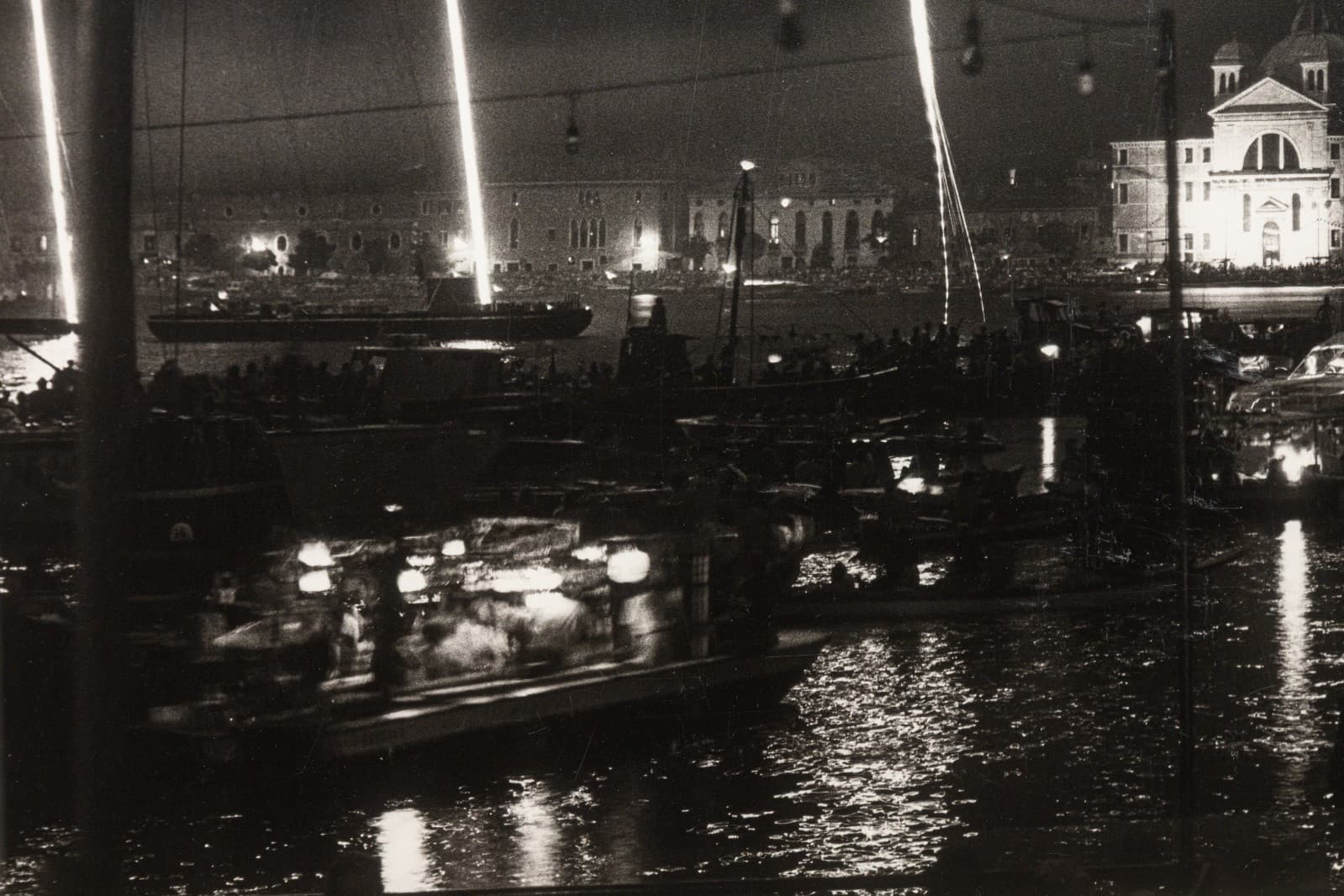 Bruce Cratsley - Venice Fireworks, 1982 Selenium-Toned Gelatin Silver Print - Thumbnail 5
