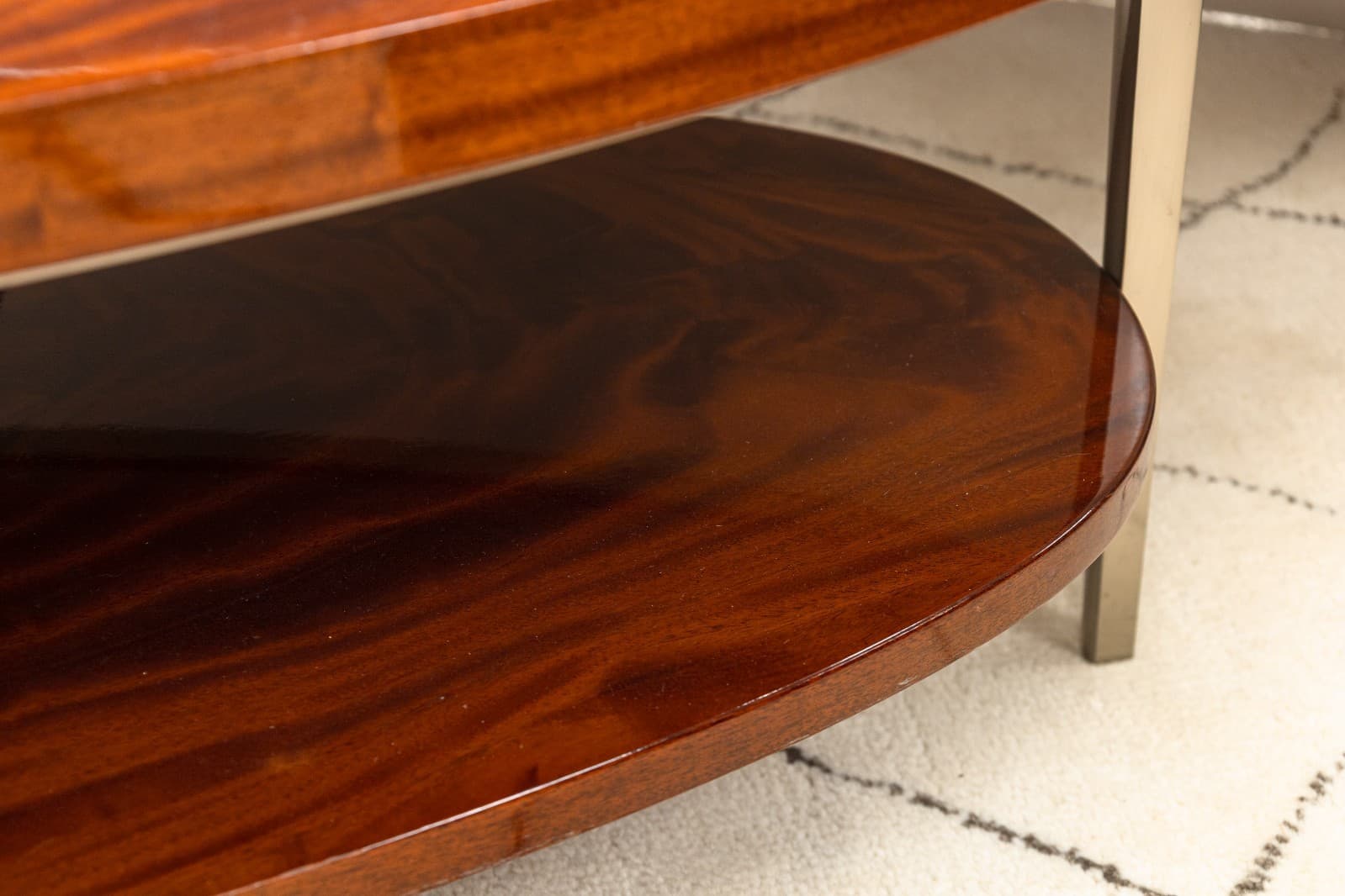 Vintage Greg Sheres Italian Mahogany Verite Collection Cocktail Coffee Table - Thumbnail 6