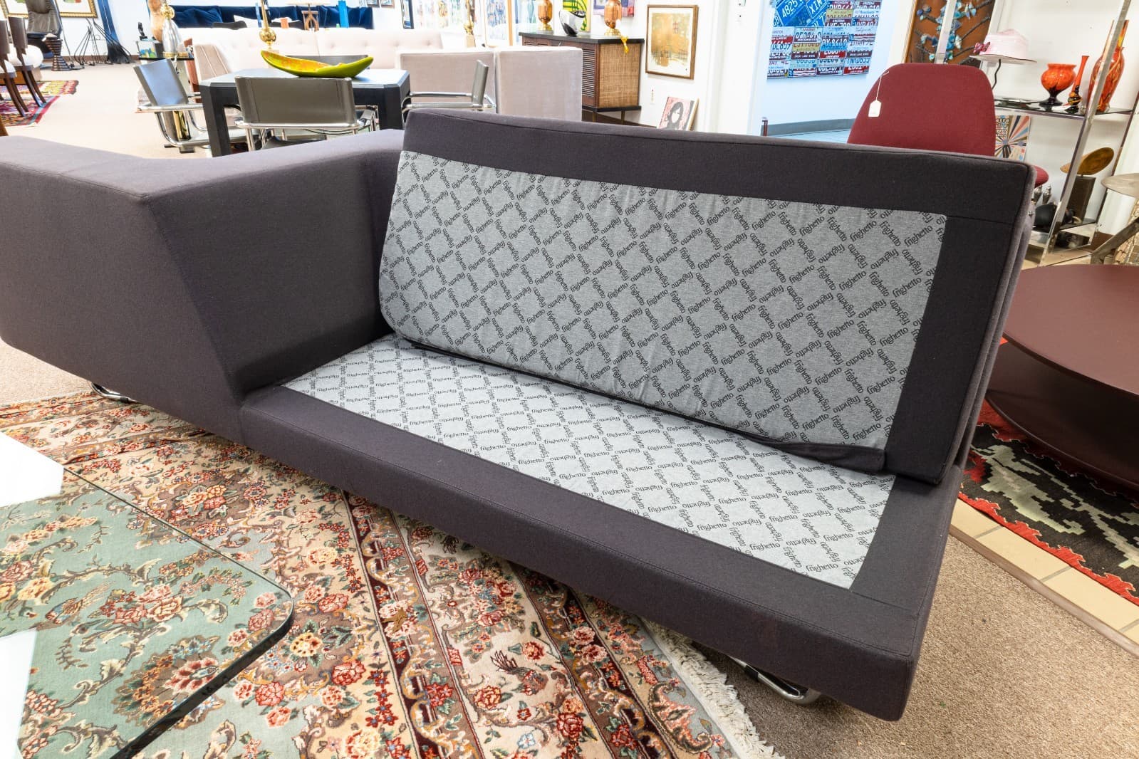 Pair of Frighetto Italian Victory Sofa by Cory Grosser Left and Right Hand Shape - Thumbnail 10
