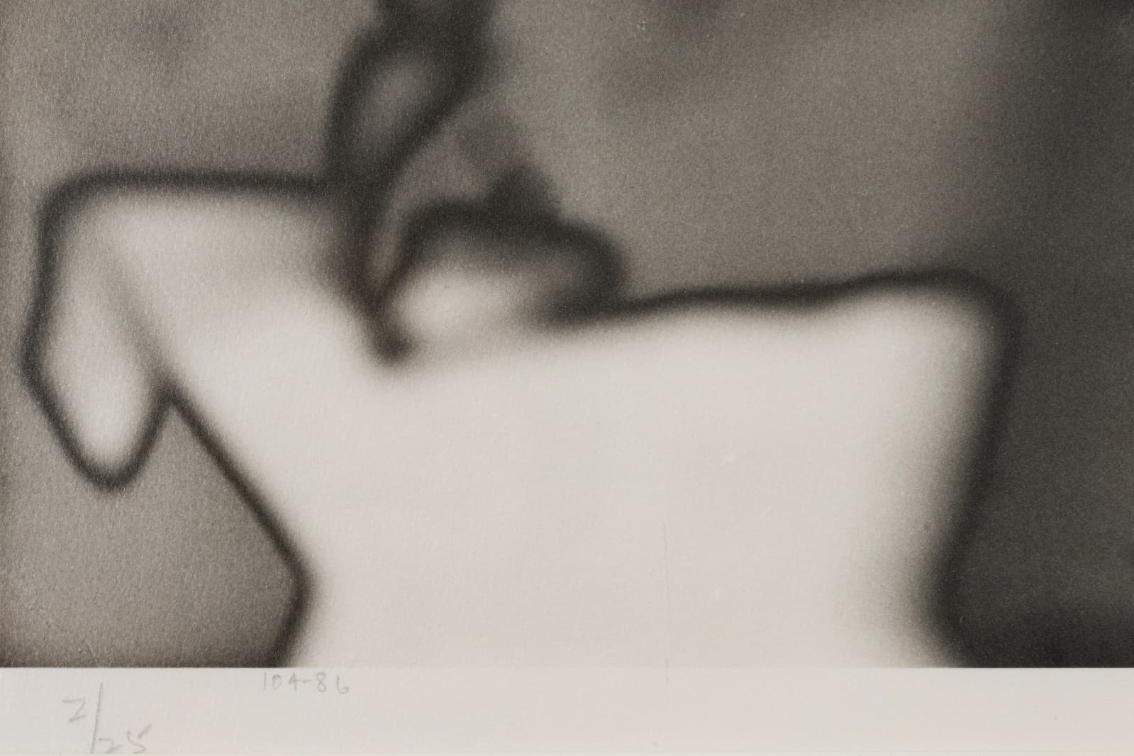 Michael Spano - Man with Cigar, 1986 Signed Solarized Gelatin Silver 2/25 - Thumbnail 4