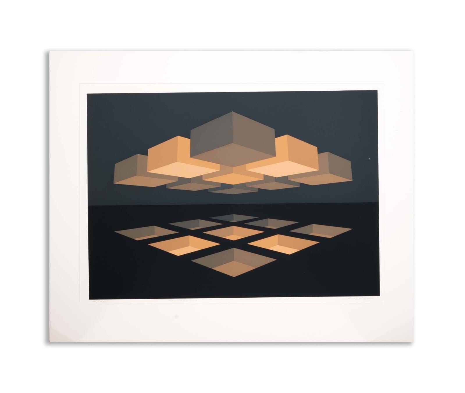 Brian Halsey Apothosis Serigraph 4/75 State 1/11 Signed Unframed - Thumbnail 2