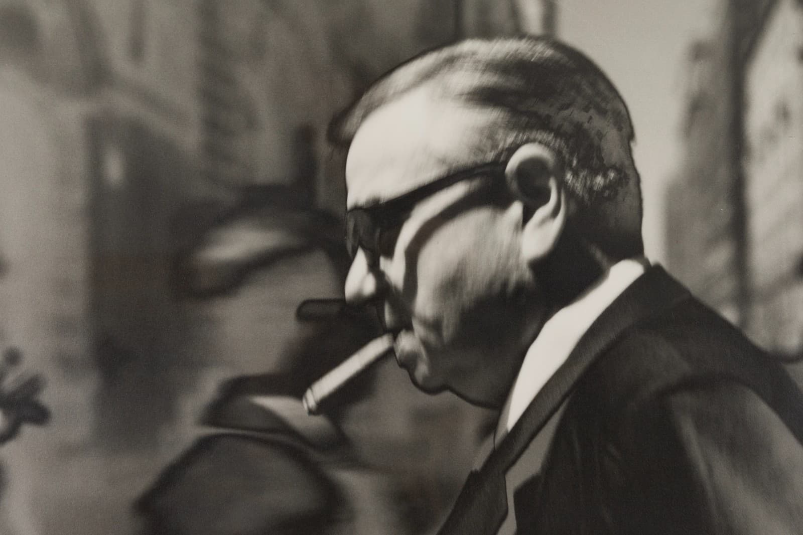 Michael Spano - Man with Cigar, 1986 Signed Solarized Gelatin Silver 2/25 - Thumbnail 3