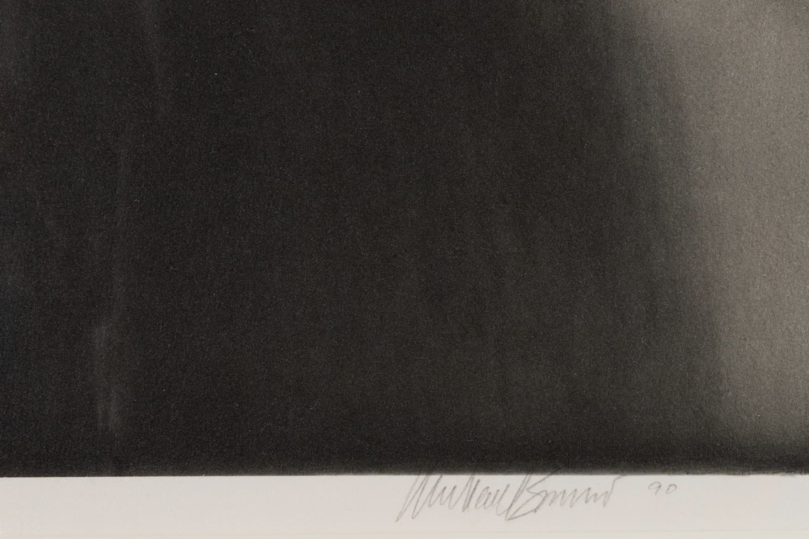 Michael Spano - Man with Cigar, 1986 Signed Solarized Gelatin Silver 2/25 - Thumbnail 5
