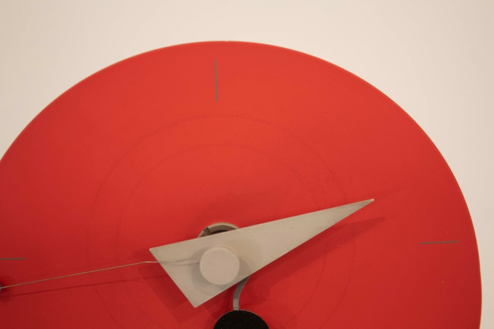 Memphis Style Constructivism 1980 Aluminum Shelf Clock by Nicolai Canetti Modern - Thumbnail 7