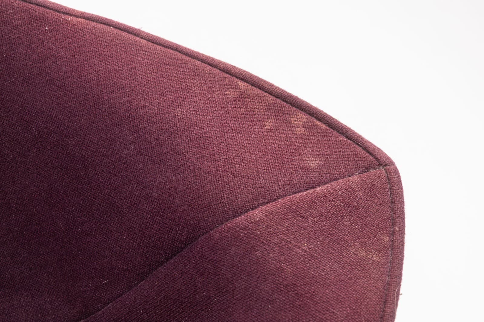 Vintage Harry Bertoia for Knoll Bird Lounge Chair with Purple Fabric Upholstery - Thumbnail 8