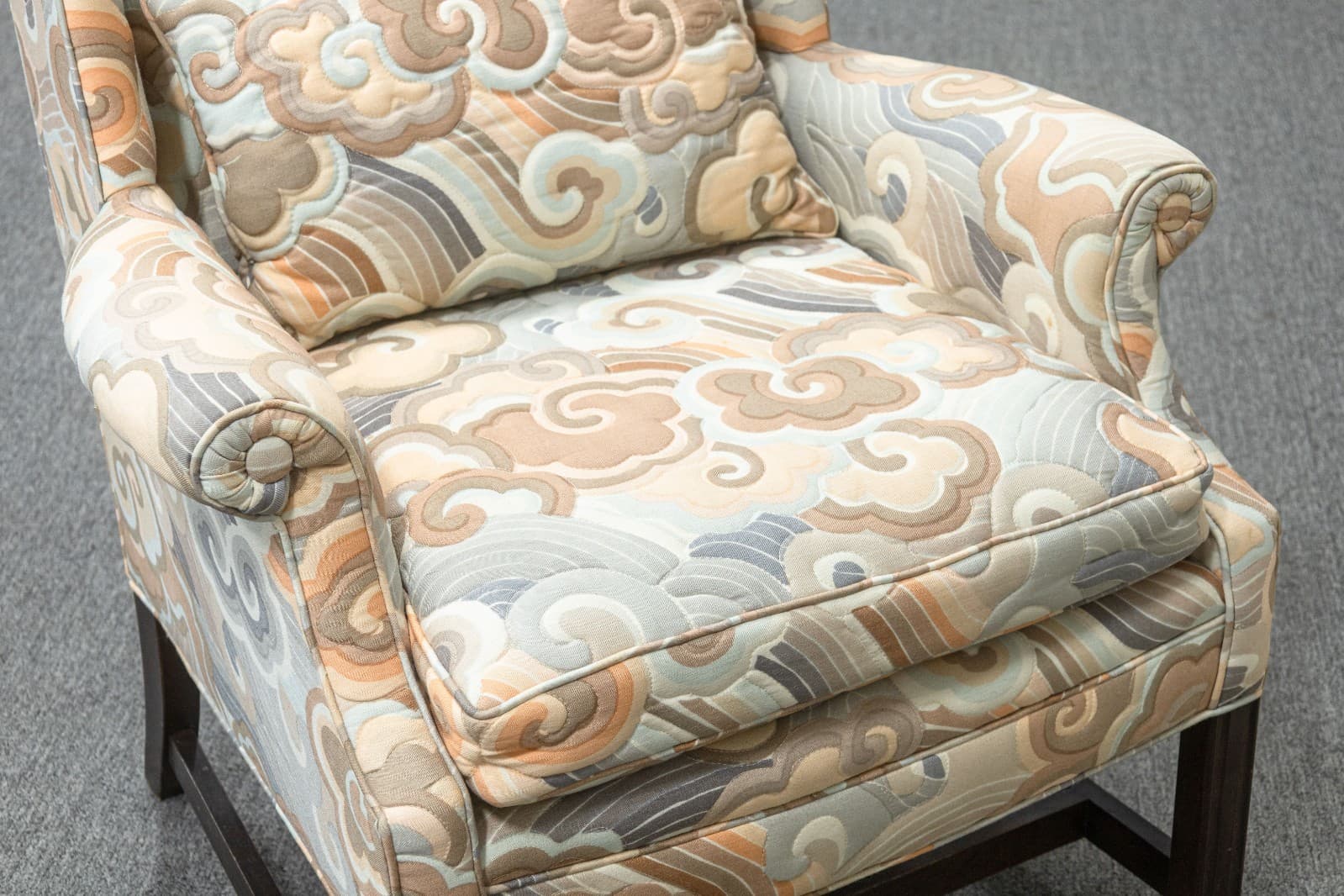 Vintage Mid Century Modern Erwin Lambeth Lounging Armchair and Ottoman - Thumbnail 3