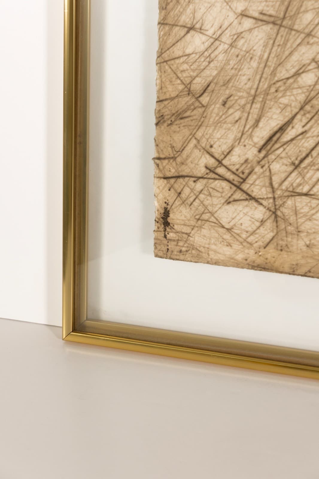 Yannick Ballif - Untitled (Orange Leaves) Signed Modern Embossed Relief Etching - Thumbnail 5