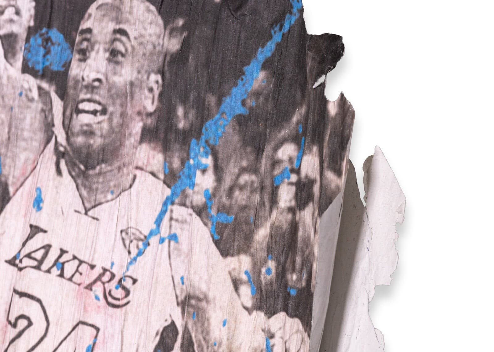 Mr Brainwash Thierry Guetta Kobe Bryant De-Fence! from Kobe Mural in LA, CA 2020 - Thumbnail 5
