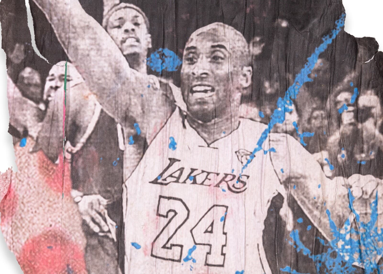 Mr Brainwash Thierry Guetta Kobe Bryant De-Fence! from Kobe Mural in LA, CA 2020 - Thumbnail 8