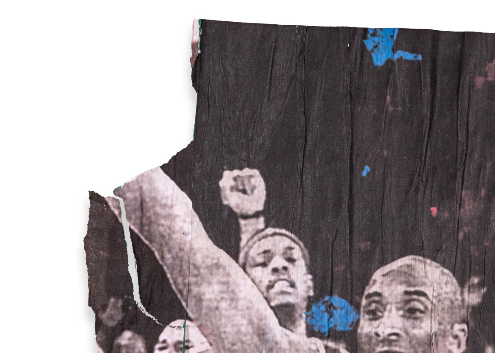 Mr Brainwash Thierry Guetta Kobe Bryant De-Fence! from Kobe Mural in LA, CA 2020 - Thumbnail 3