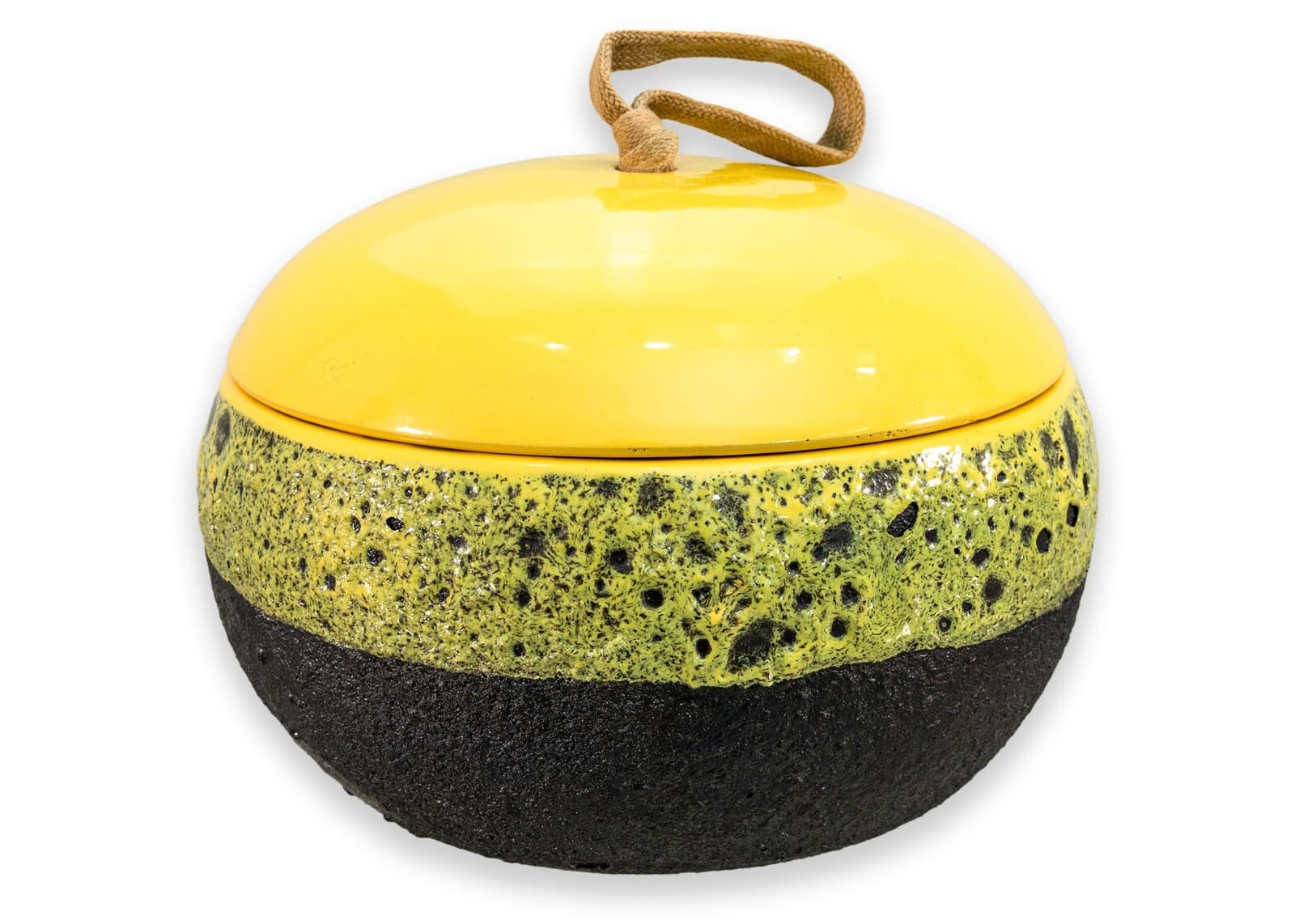 Ettore Sottsass Lidded Vessel Model 192-C Bitossi Il Sestante Italy 1959 Glazed