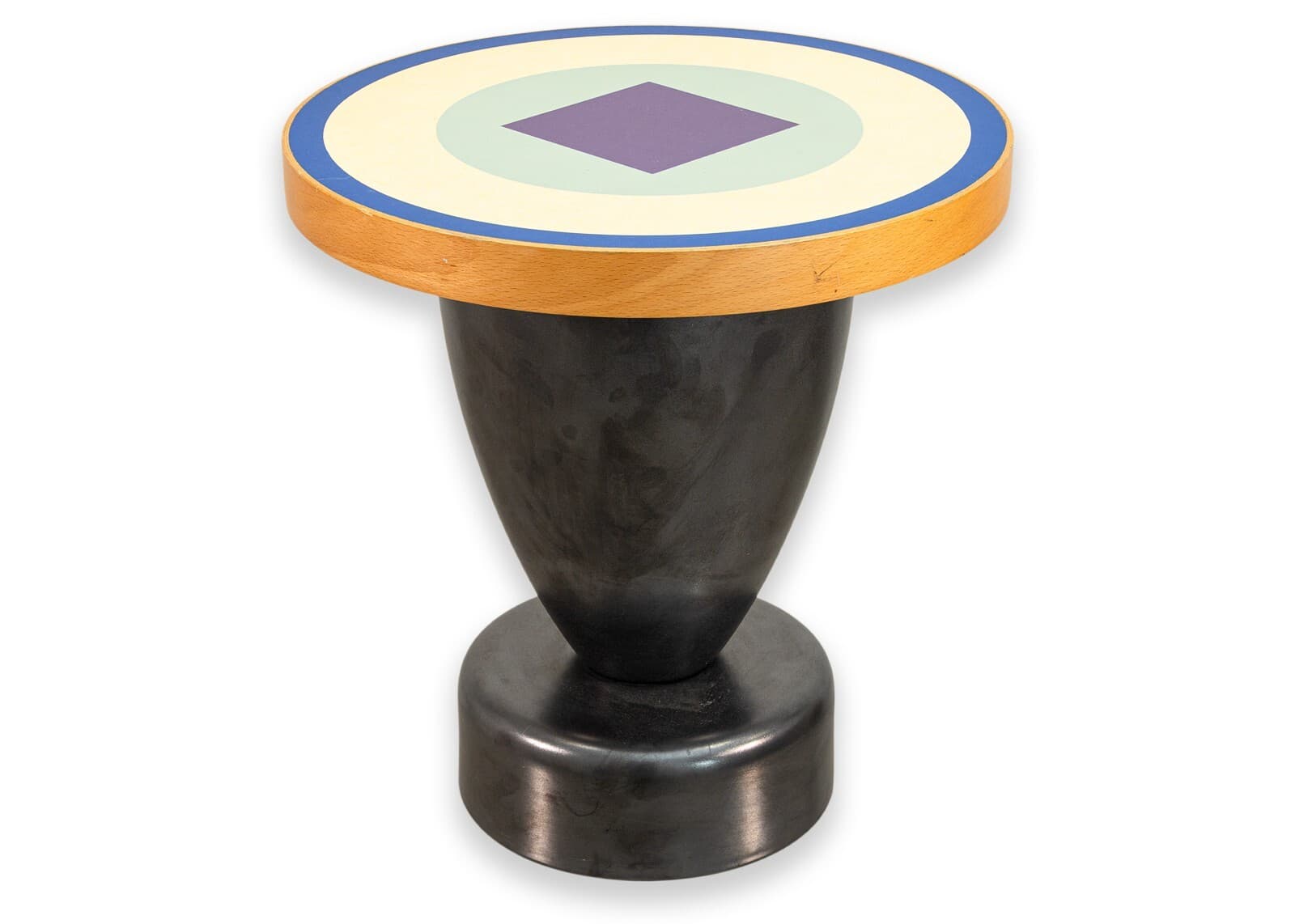Ettore Sottsass Lipari Side Table Zanotta Italy 1992 Postmodern Memphis Design