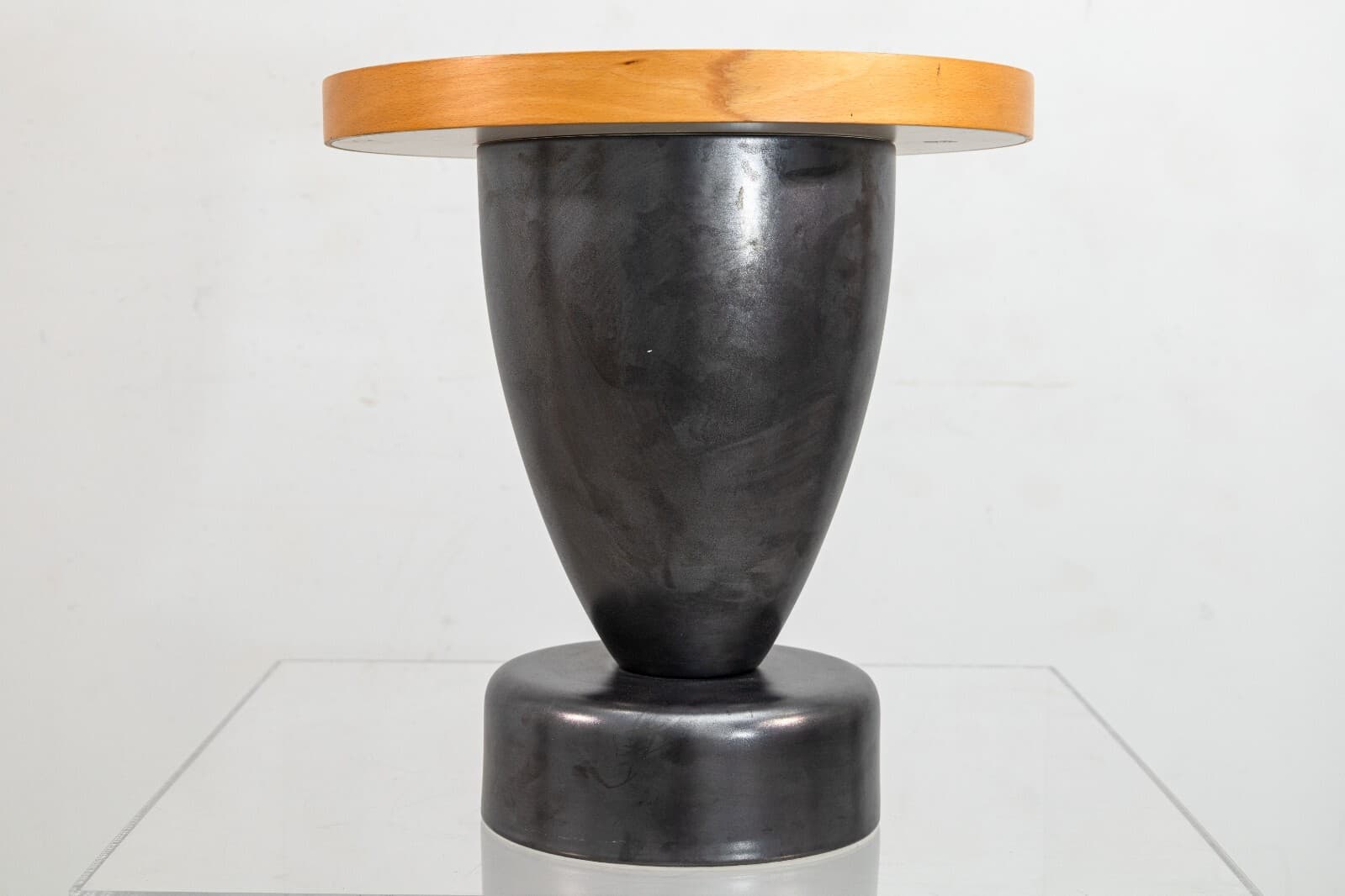 Ettore Sottsass Lipari Side Table Zanotta Italy 1992 Postmodern Memphis Design - Thumbnail 3